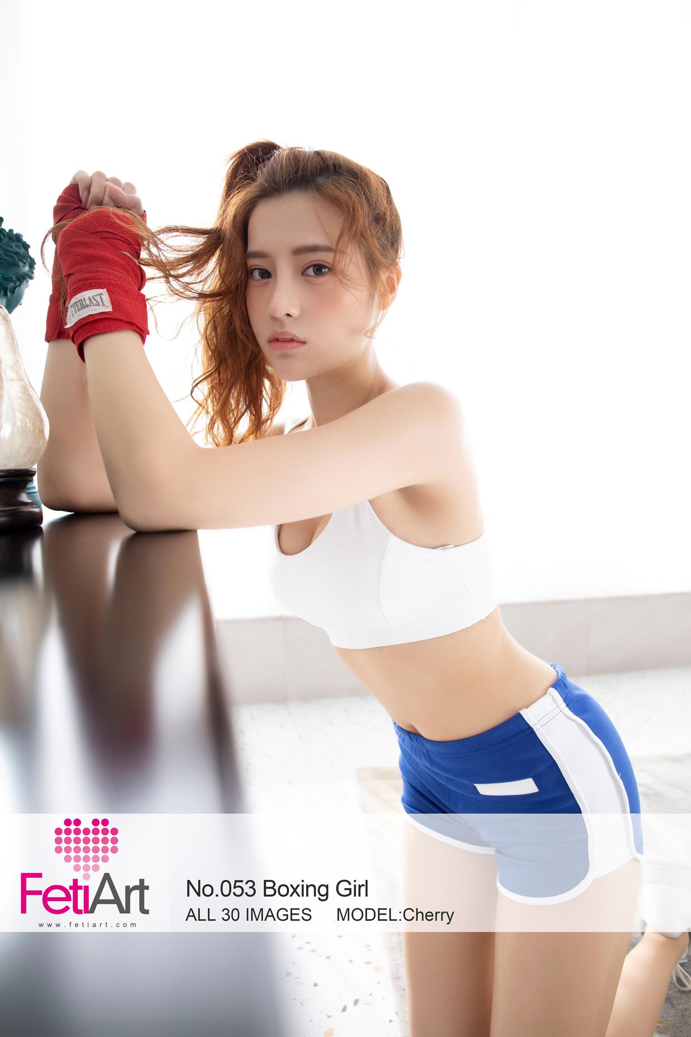 [FetiArt尚物集]NO.053 Boxing Girl MODEL-Cherry[30+1P]第4张