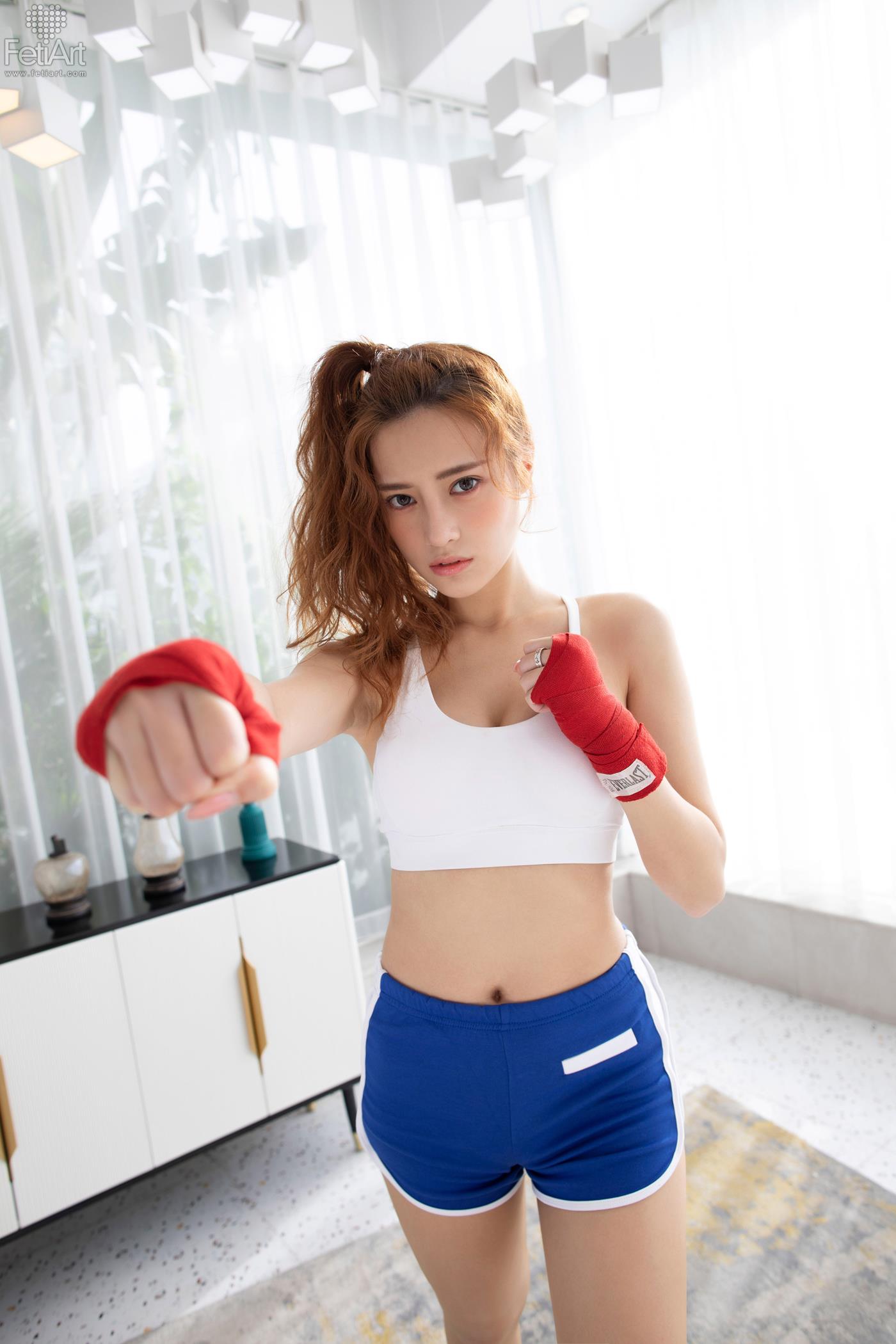[FetiArt尚物集]NO.053 Boxing Girl MODEL-Cherry[30+1P]第5张