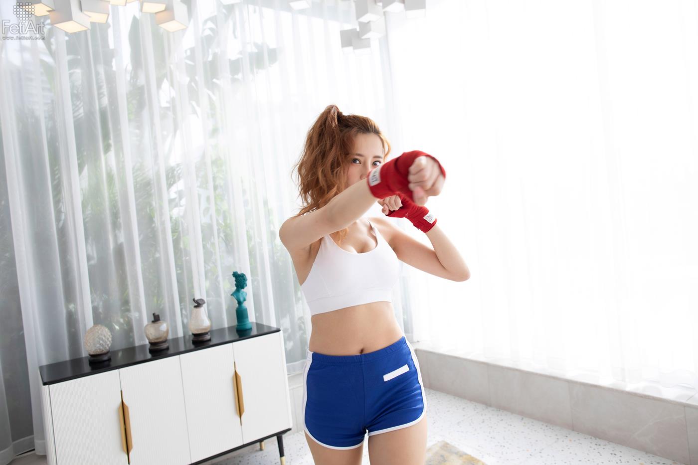 [FetiArt尚物集]NO.053 Boxing Girl MODEL-Cherry[30+1P]第5张