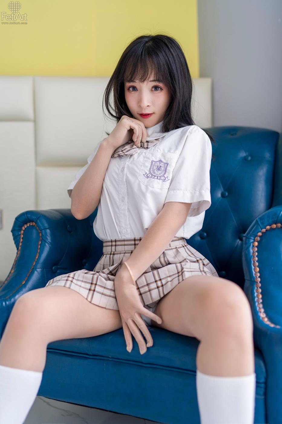 [FetiArt尚物集]NO.00063 Lively School Girl[30P]第5张