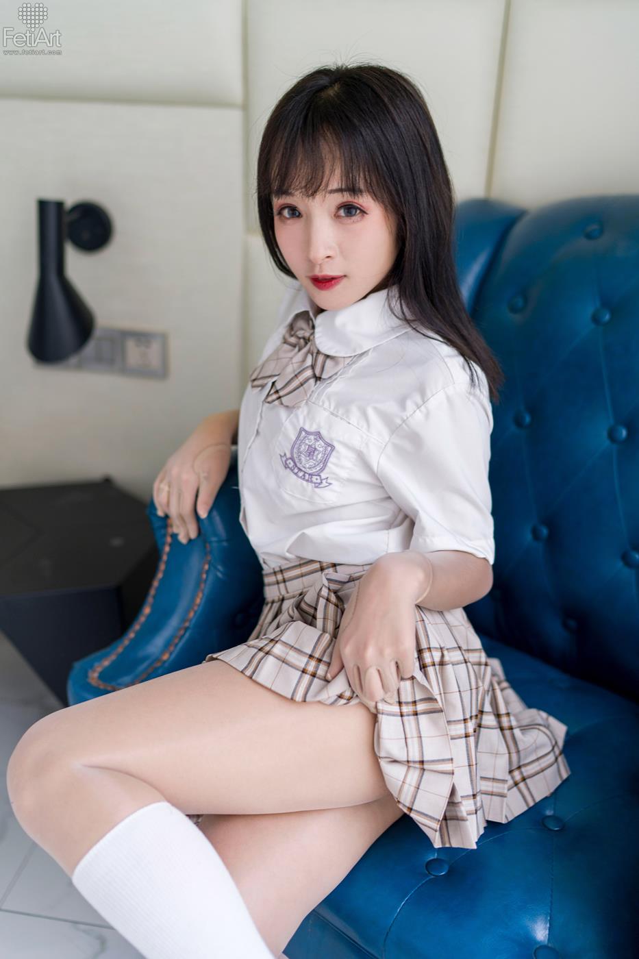 [FetiArt尚物集]NO.00063 Lively School Girl[30P]第6张