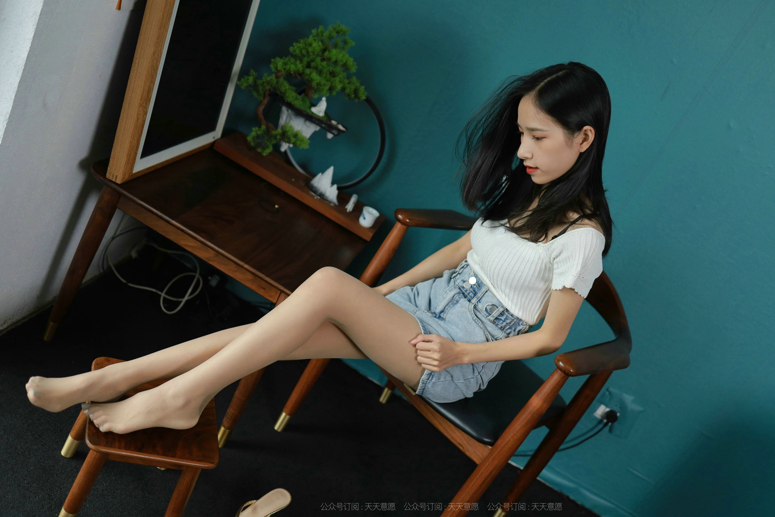 [IESS异思趣向]  模特：美子《清新牛仔裤》第5张