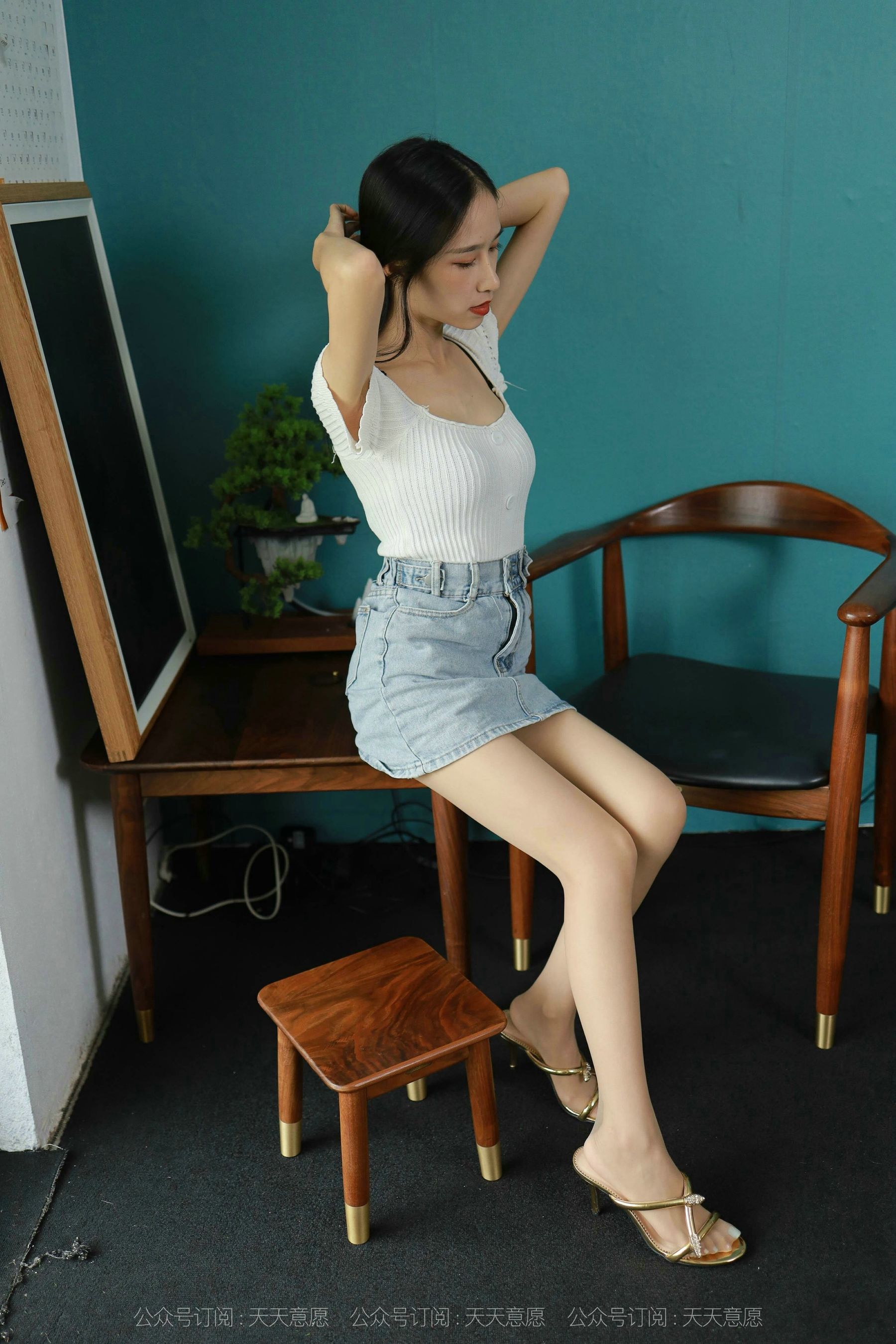 [IESS异思趣向]  模特：美子《清新牛仔裤》第9张