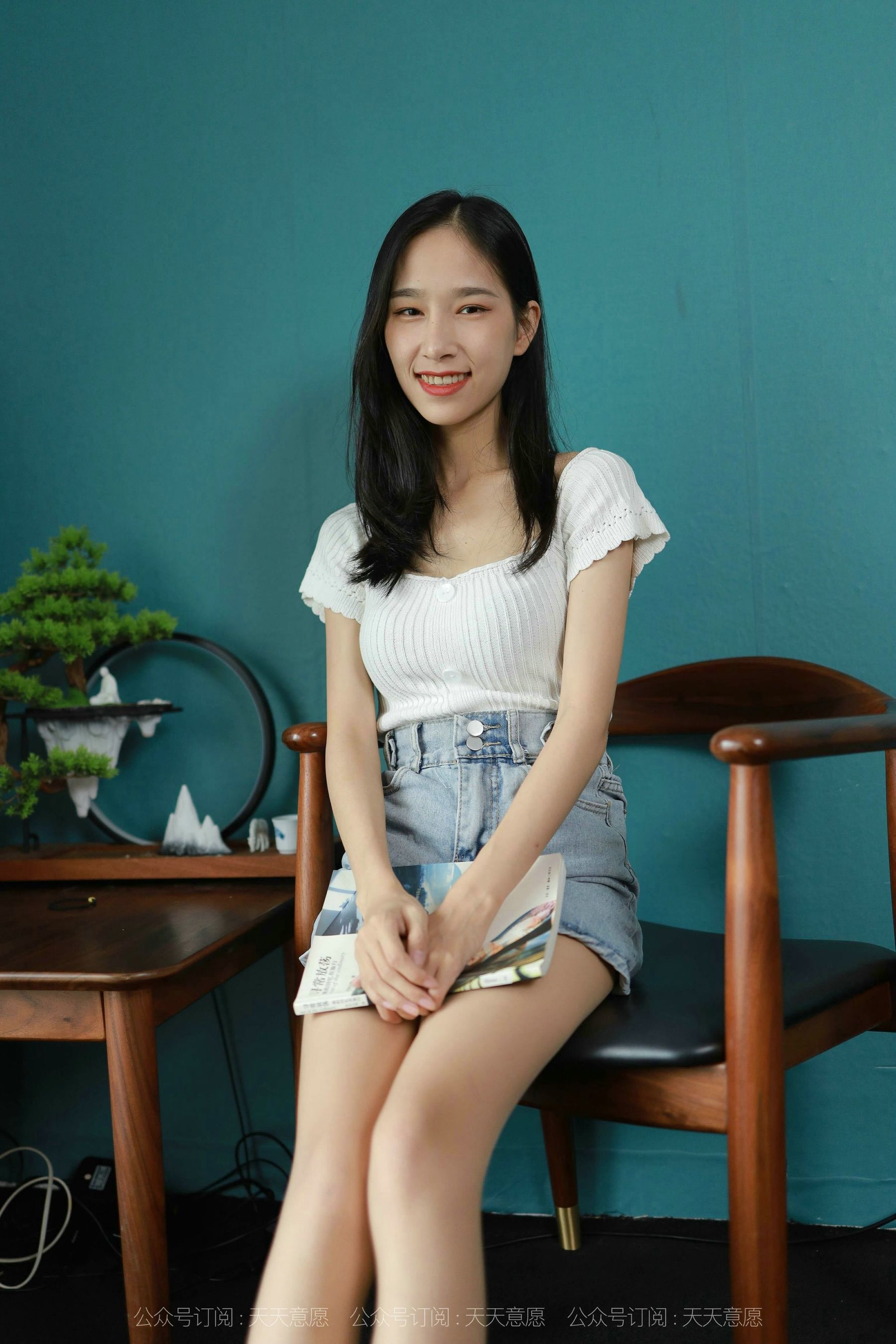 [IESS异思趣向]  模特：美子《清新牛仔裤》第18张