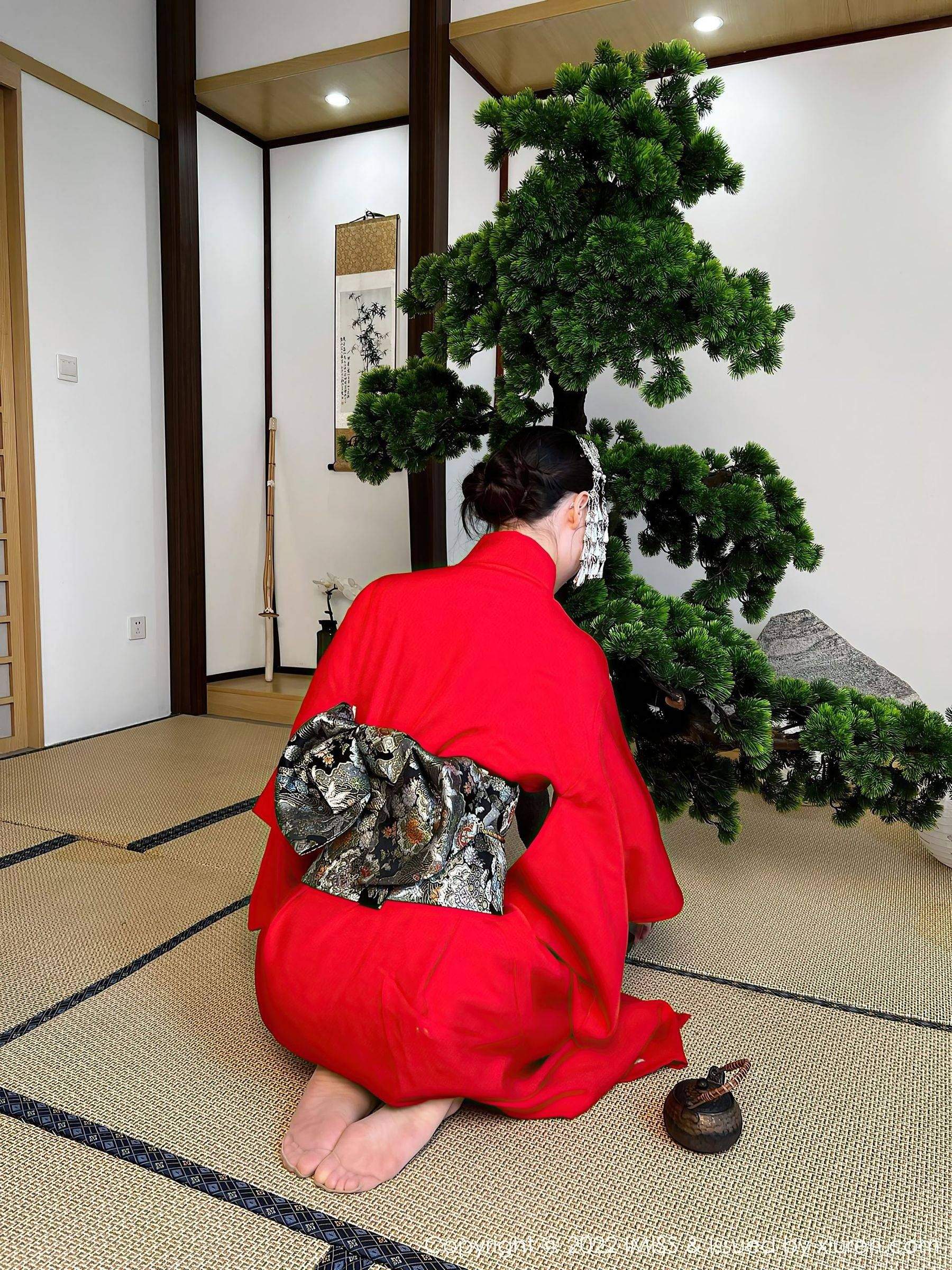  爱蜜社 VOL.669 逗逗doudou 和服美腿第10张