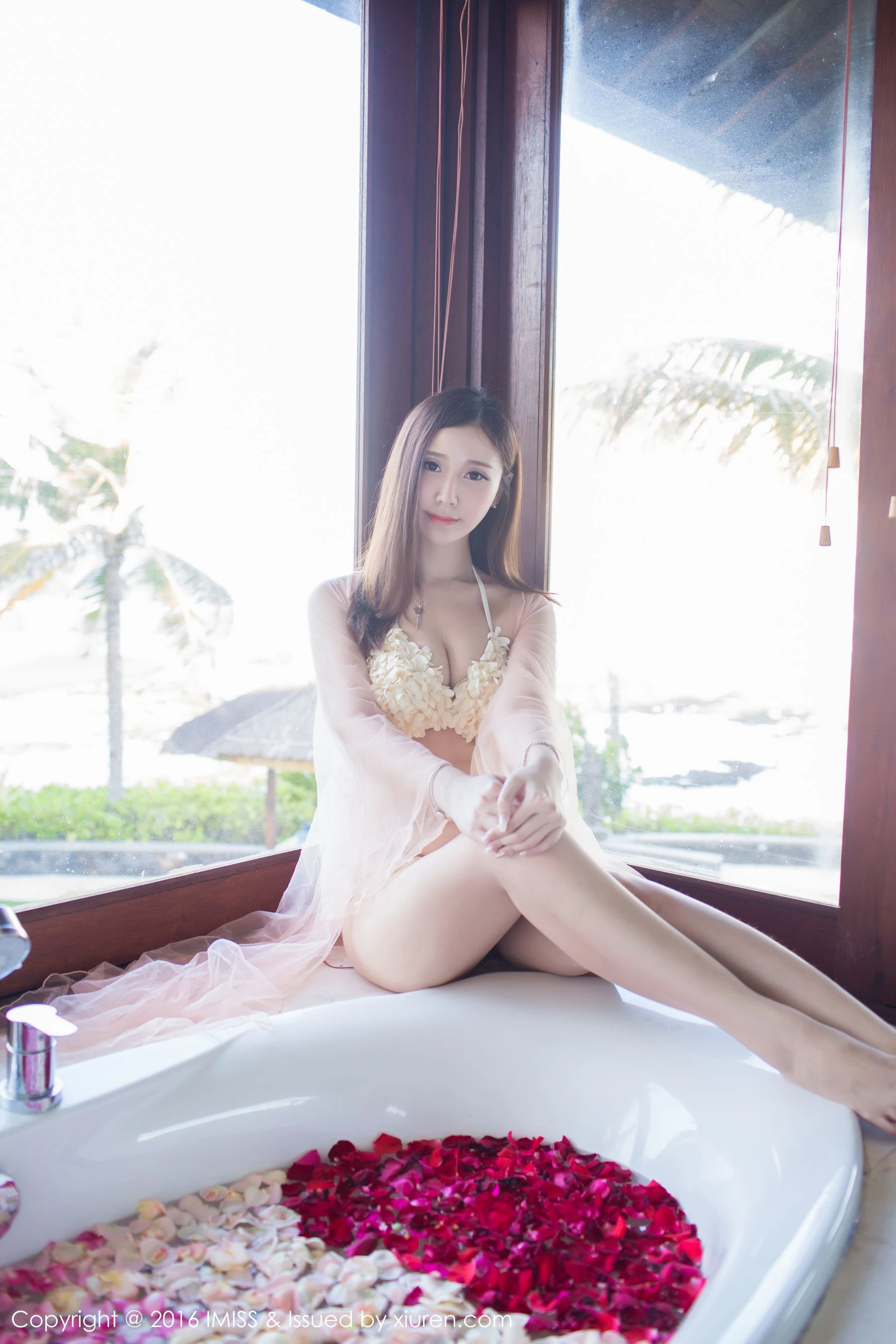  气质女神@淼淼萌萌哒《巴厘岛旅拍》 爱蜜社IMiss Vol.102第6张