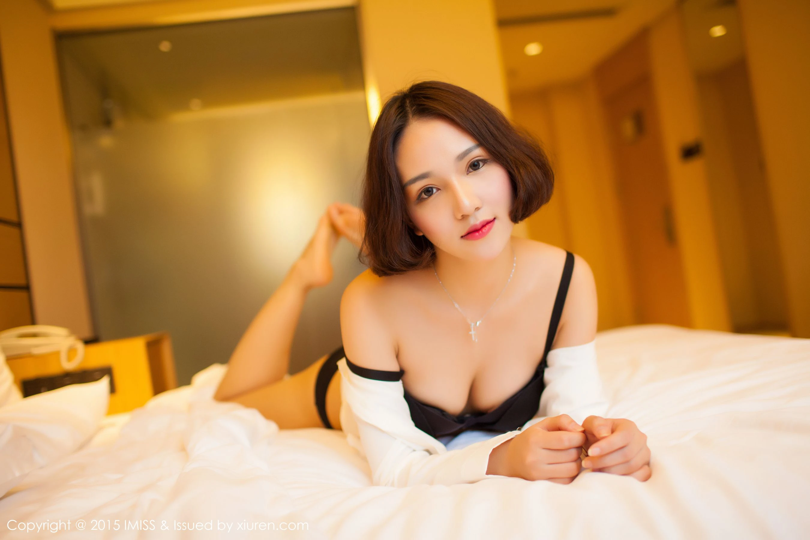  艾诗iccey《淑女的诱惑》 爱蜜社IMiss Vol.036第9张