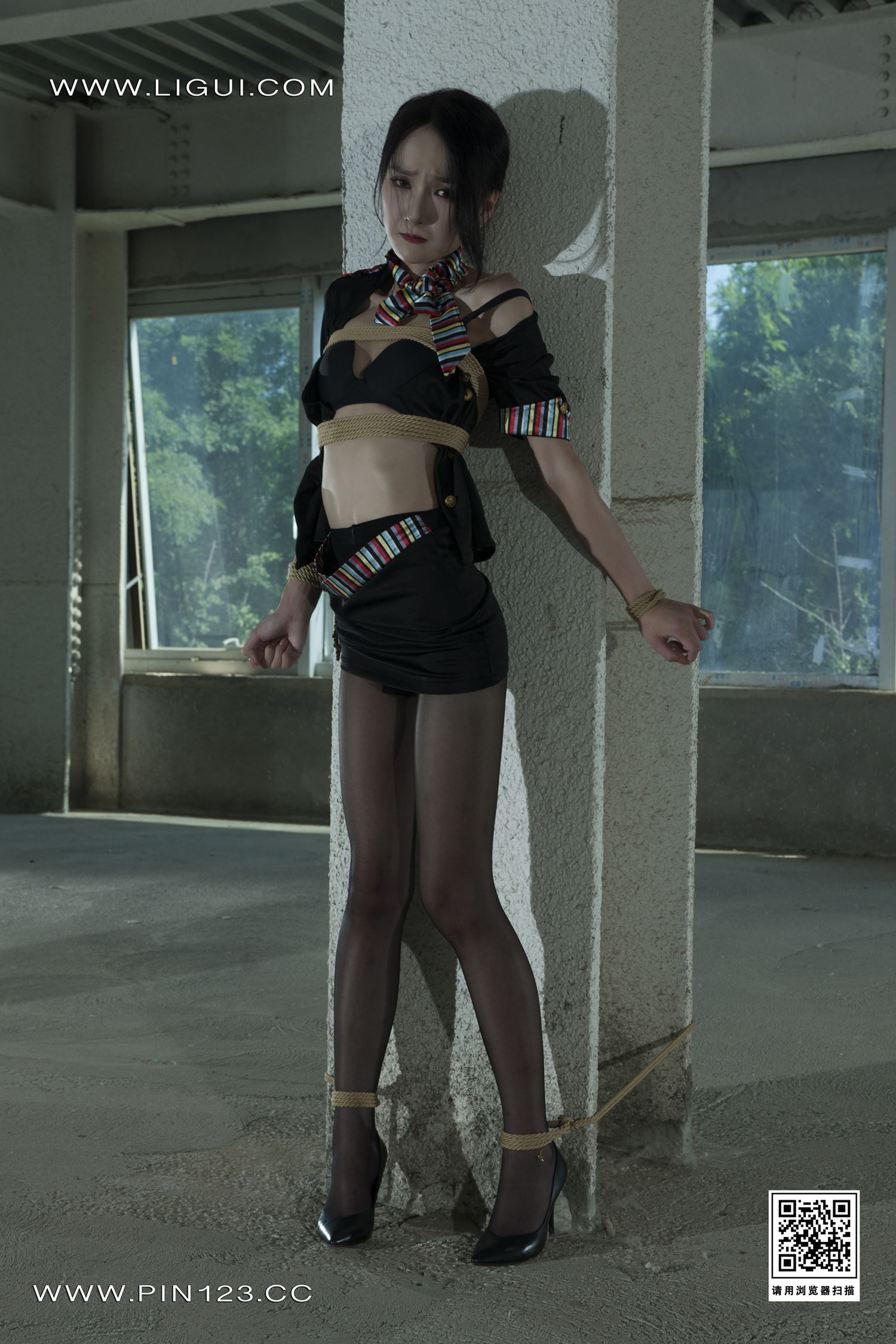 [Ligui丽柜]2022.09.02 劫持空姐 心心第16张