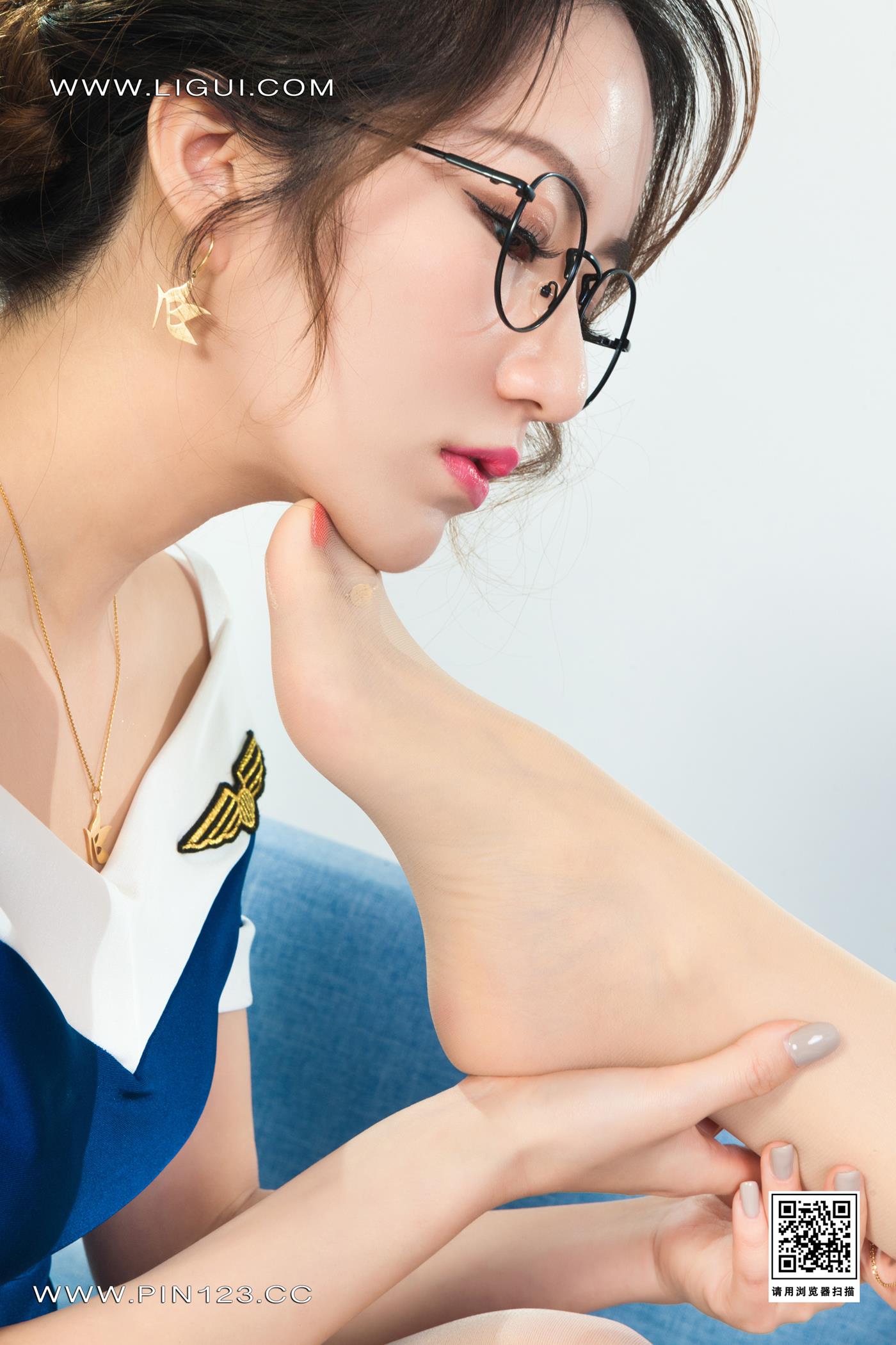 [Ligui丽柜]2022.11.11 双生花-空中丝欲 汐汐＆心心第22张