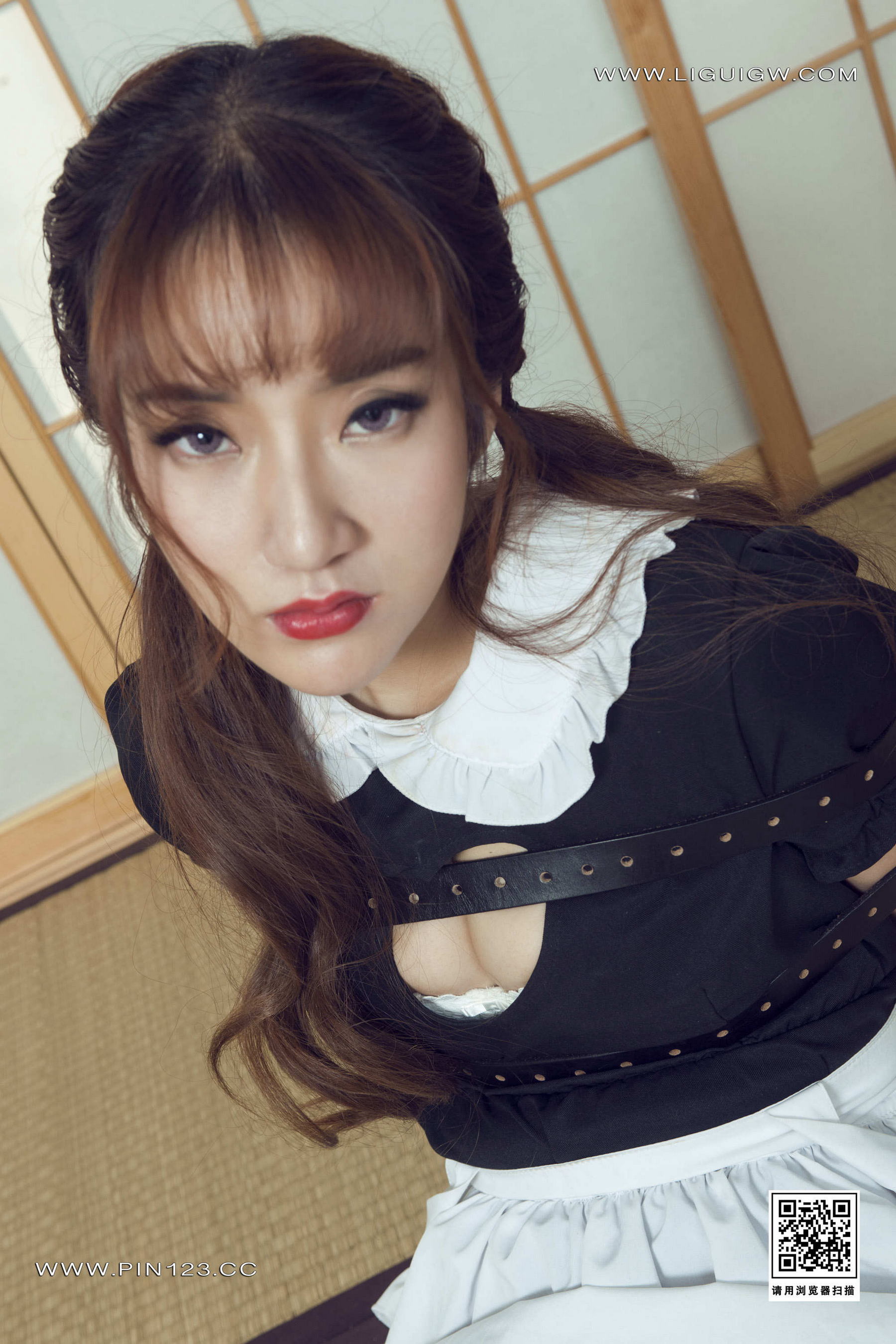 [Ligui丽柜] 2023.10.06 惩戒女佣 汐汐第17张