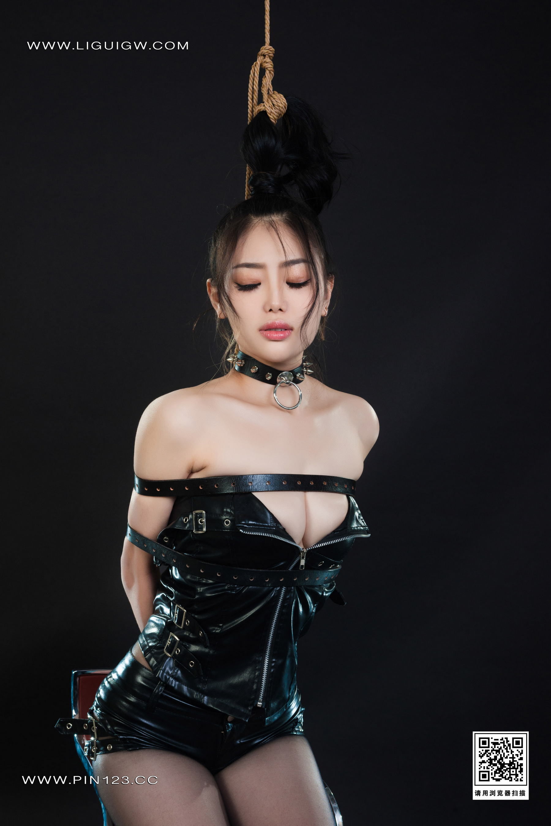 [Ligui丽柜] 2023.10.26《欲女皮缚》小智贤第14张