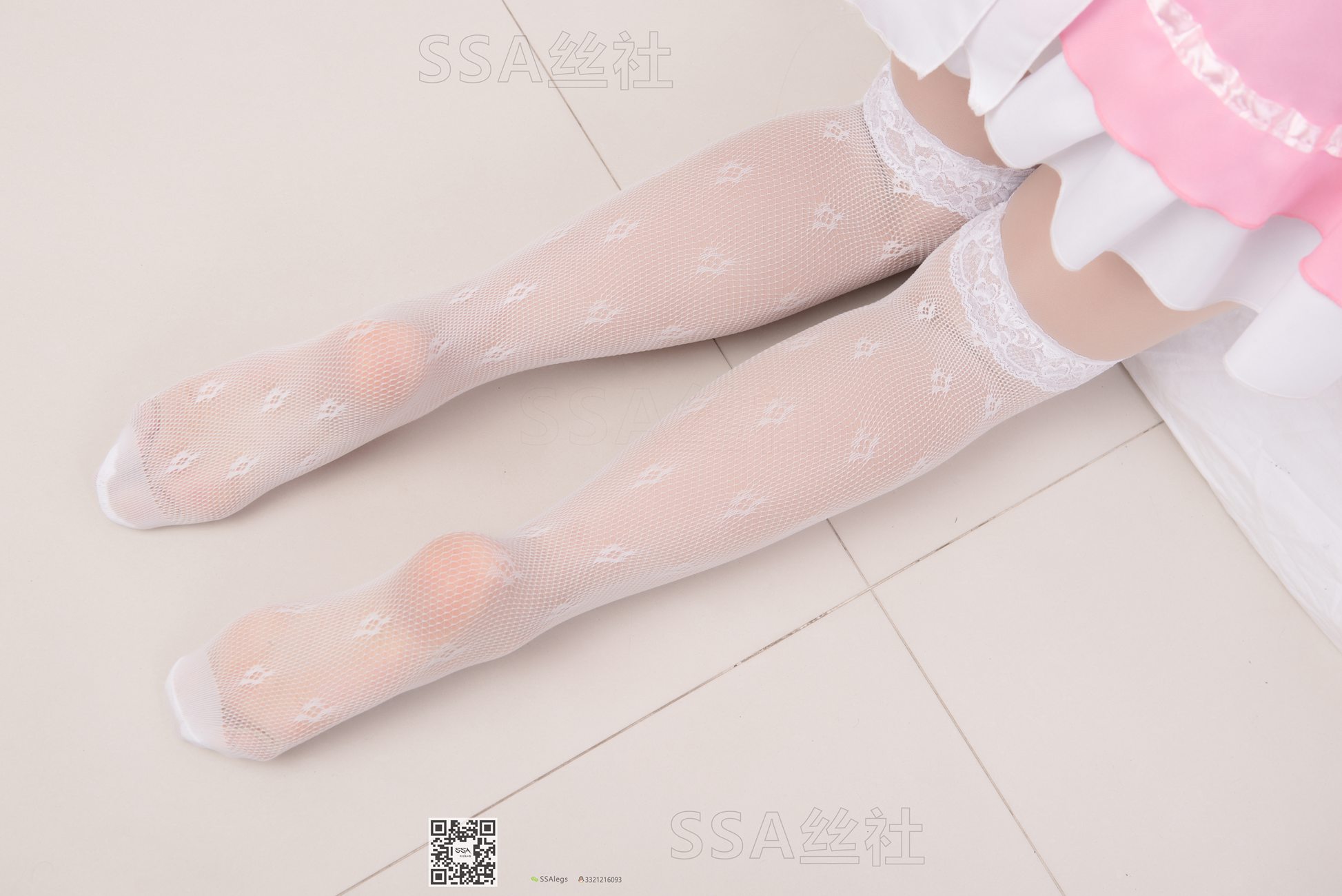 [SSA丝社]超清写真 NO.089 雯雯 甜美笑容治愈系粉色女仆装[158P]第16张