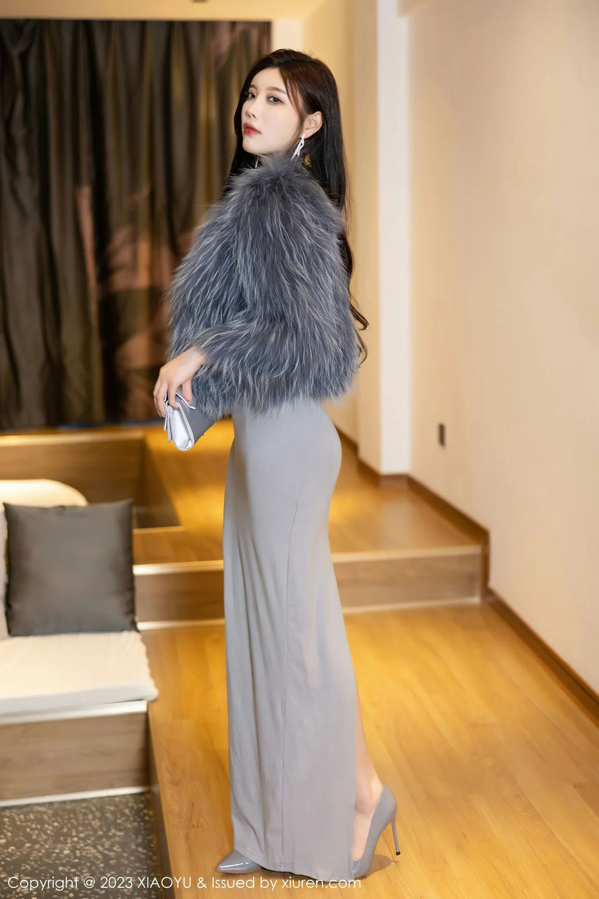  XIAOYU 语画界 Vol.1051 杨晨晨Yome 灰色镂空连衣贵州旅拍 [88P]第1张