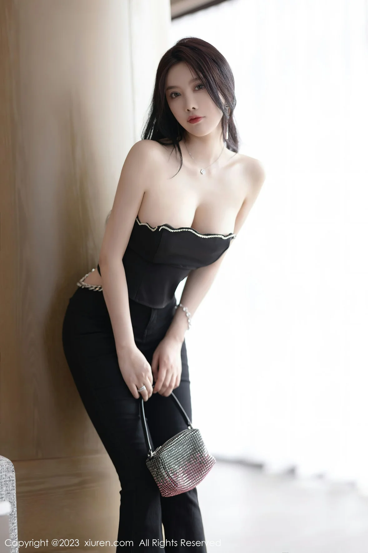  XiuRen 秀人 No.6866 杨晨晨Yome 轻透蕾丝连体衣海南岛旅拍 [91P]第6张