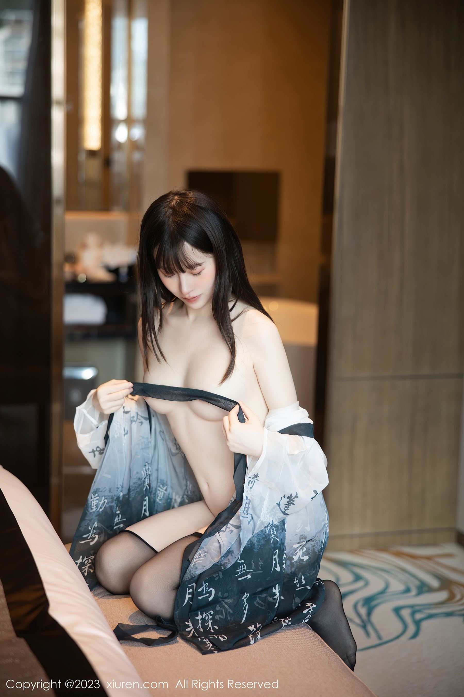 XiuRen 秀人 No.7459 林悠悠 黑丝美腿第26张