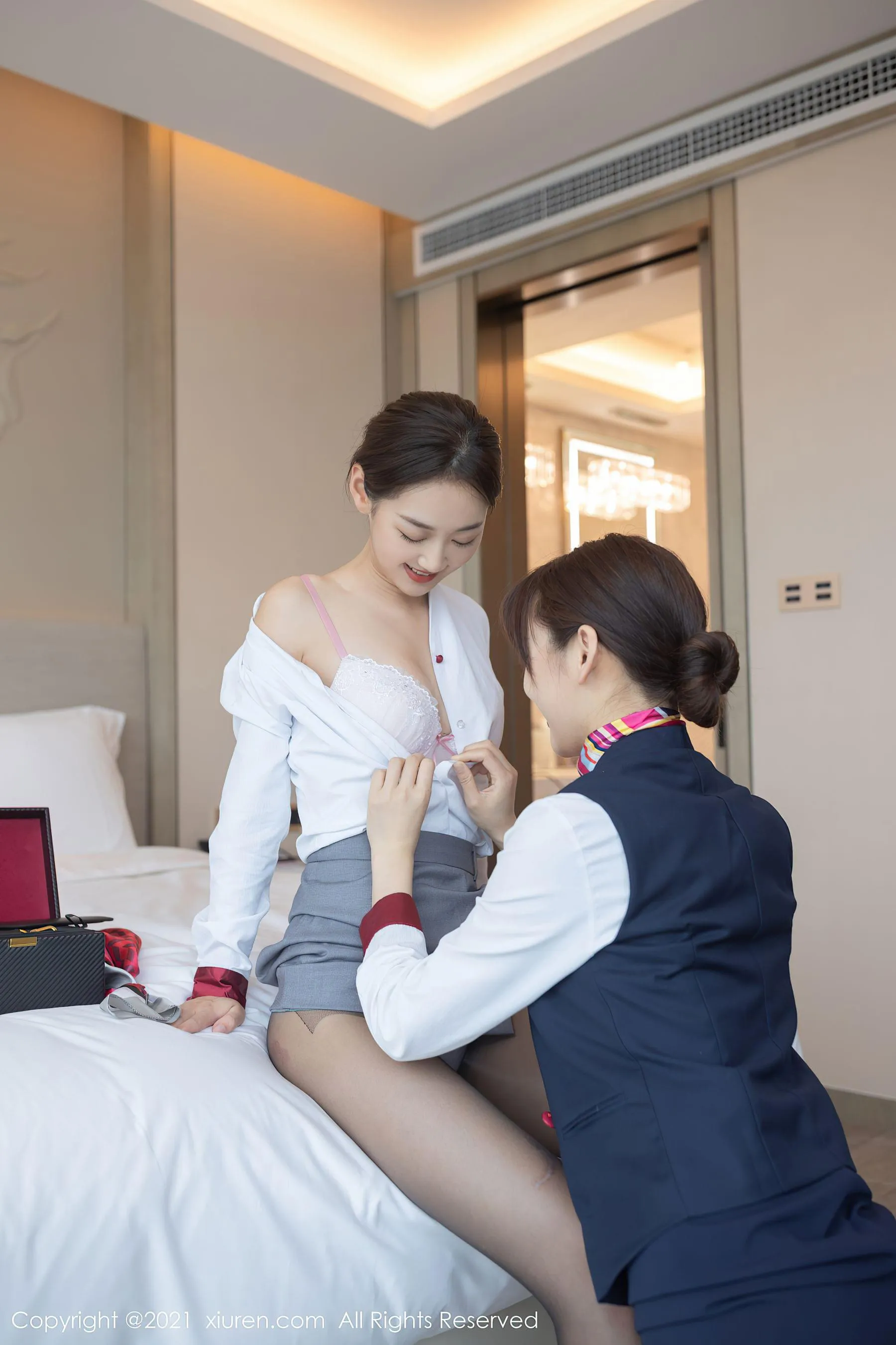  秀人 No.3371 陆萱萱&唐安琪第2张