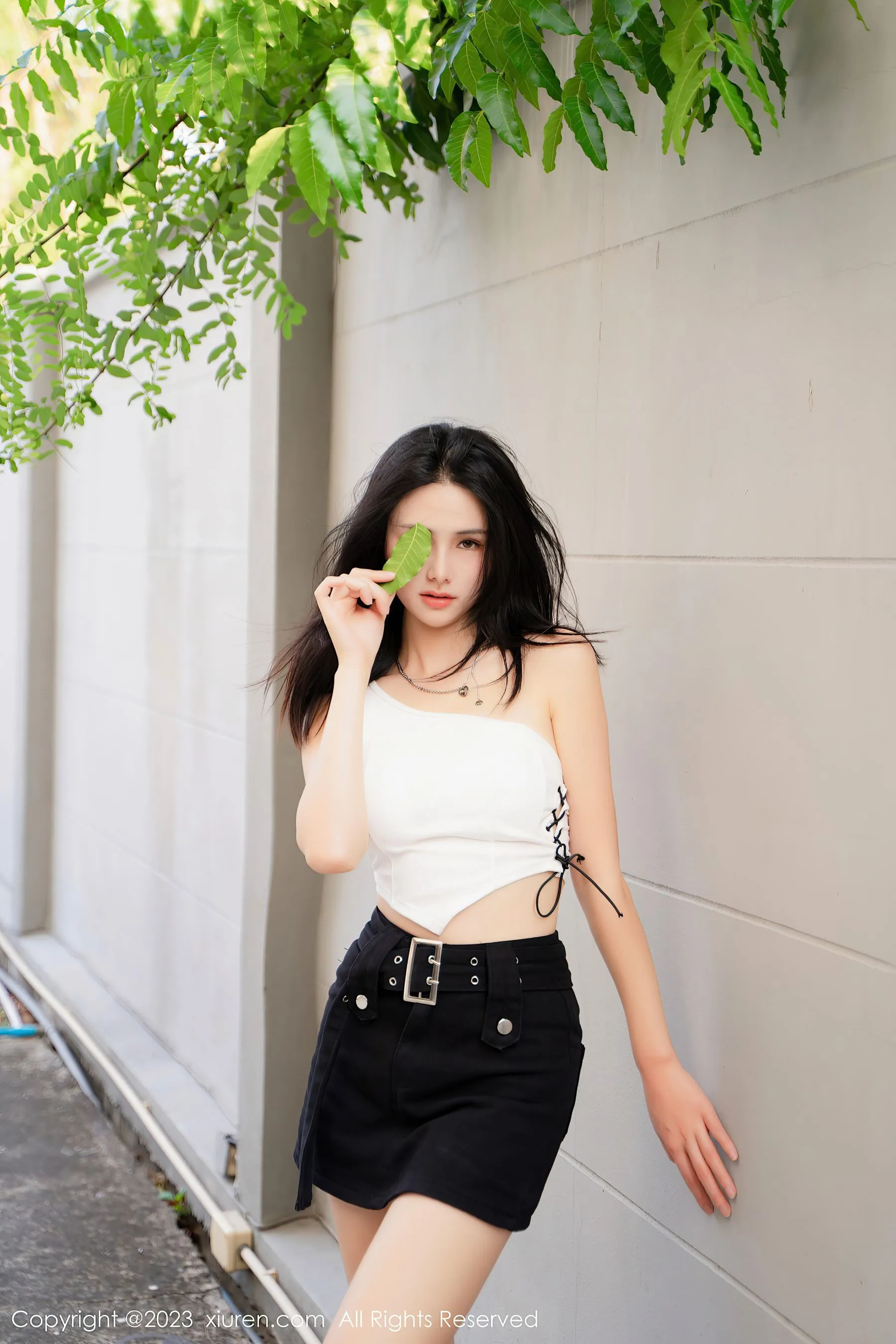  秀人网 No.6798 艾希儿 清爽美腿第19张