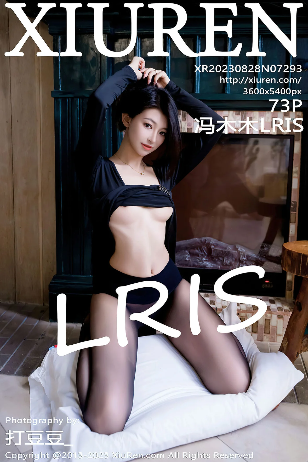  XiuRen 秀人 No.7293 冯木木LRIS 黑丝性感写真[74P]第25张