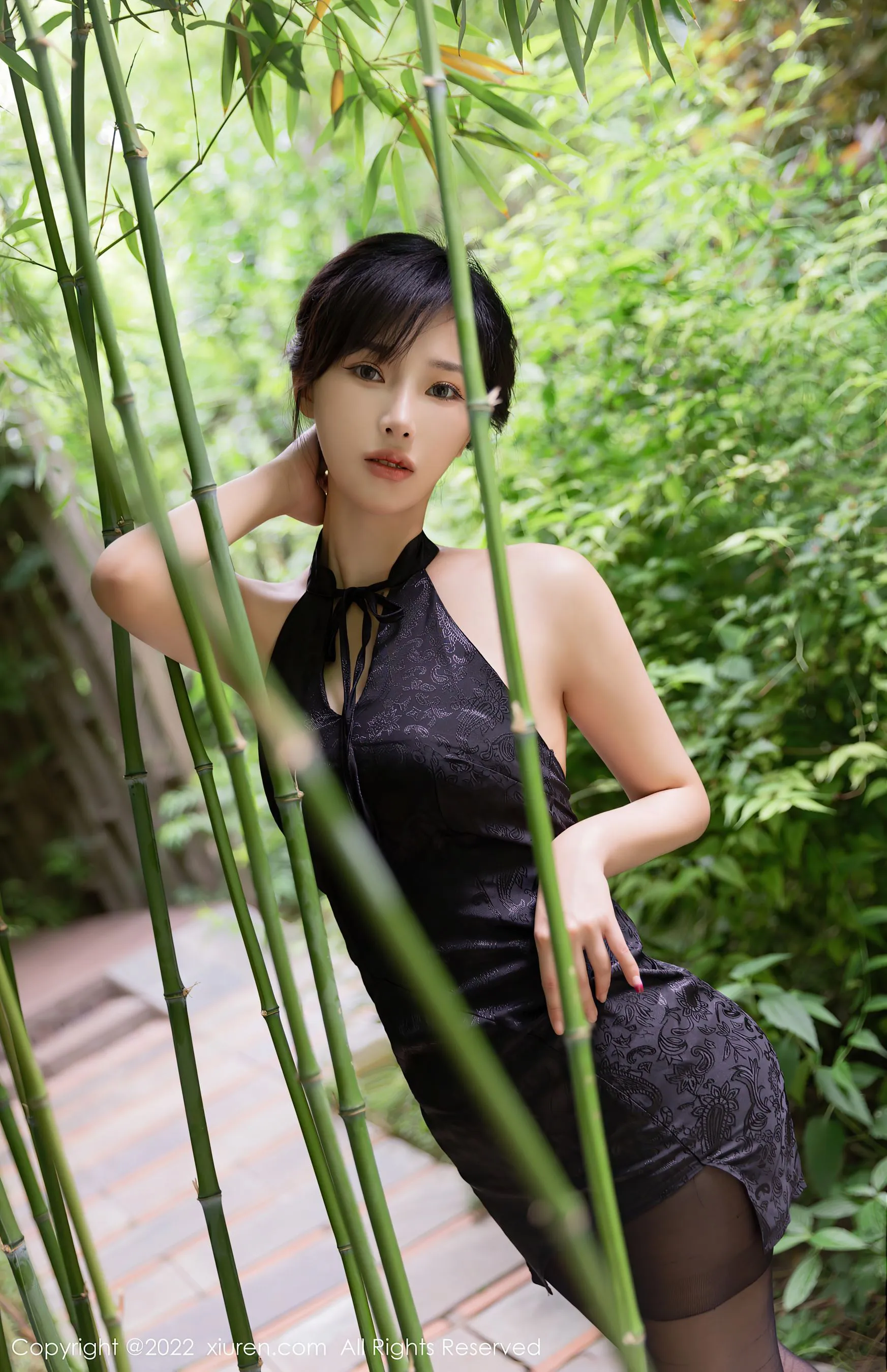  秀人网 No.5294 西门小玉 黑丝美腿第14张