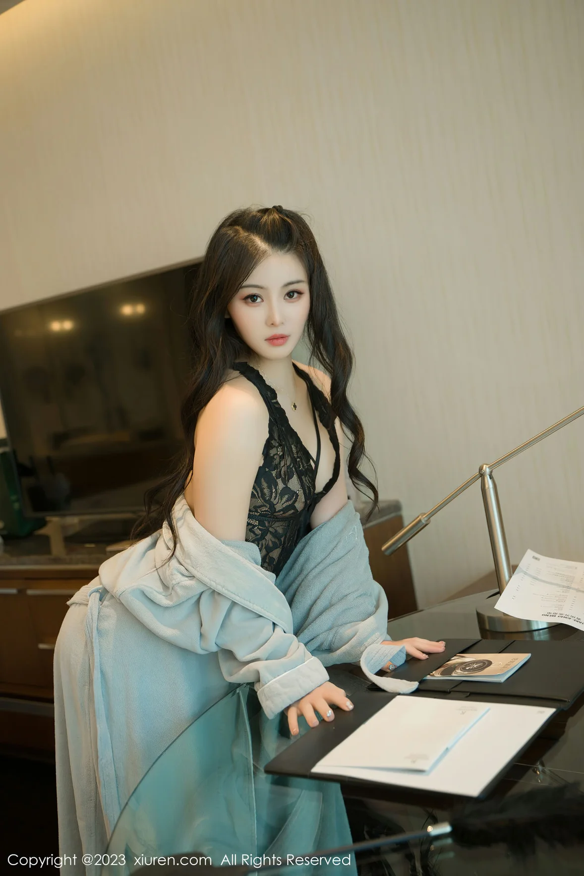  XiuRen 秀人 No.7107 柒喜小baby 蕾丝情趣性感写真 [57P]第5张