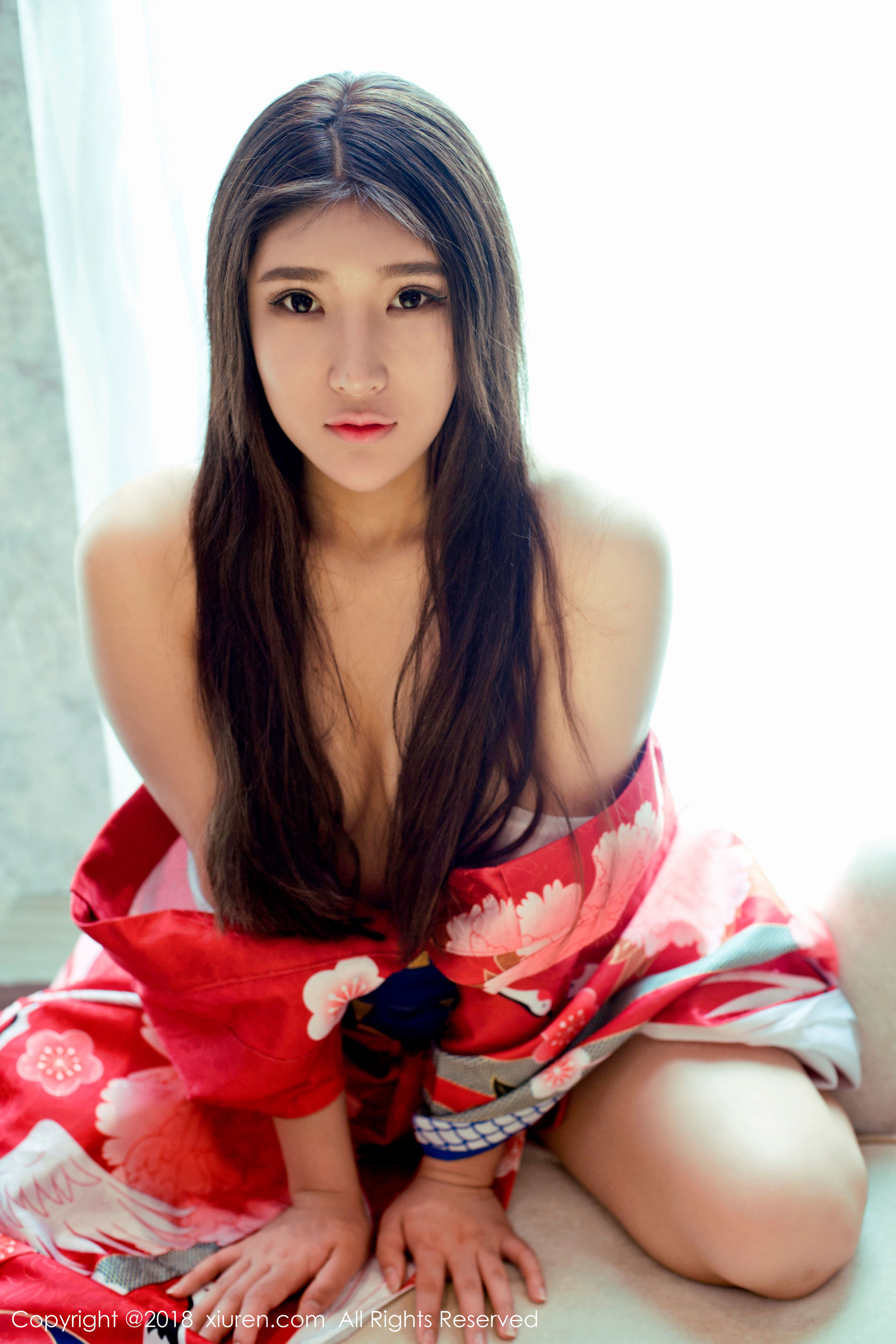 当然是小熊呀《比基尼和日本花魁和服》 秀人网XIUREN No.973第2张