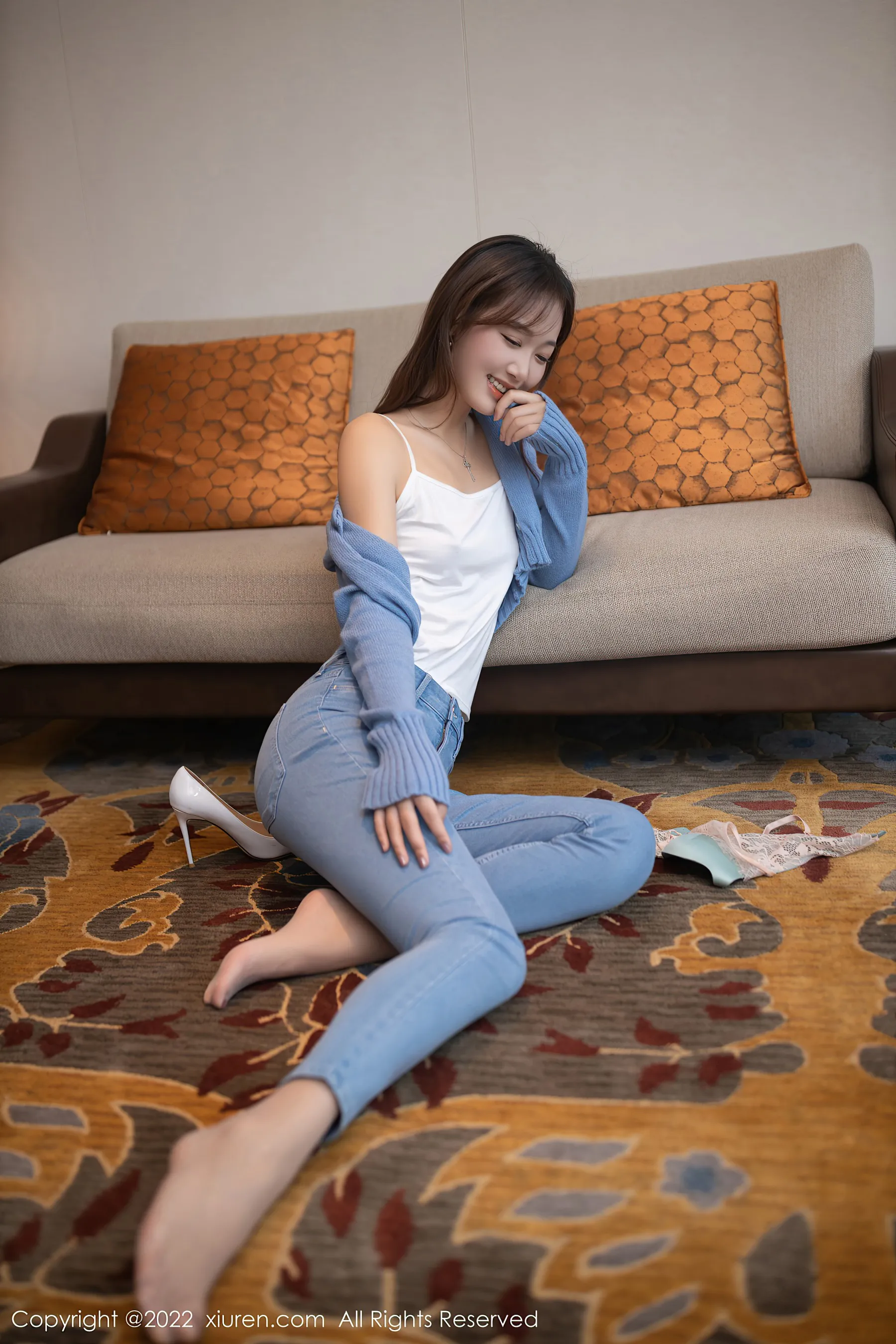  秀人网 No.4582 唐安琪 牛仔裤美腿第5张