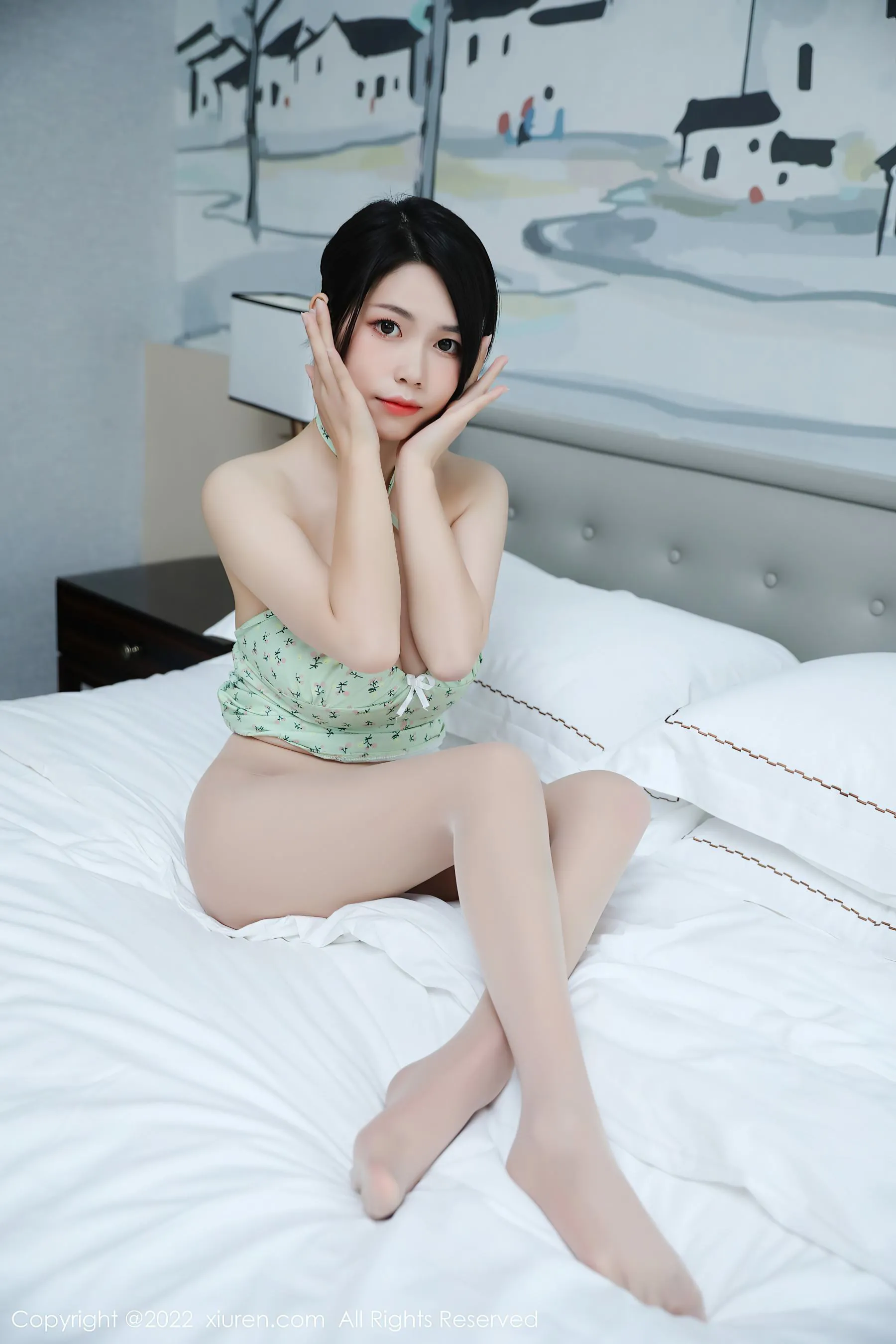  秀人网 No.4858 娜娜子呀 丝袜美臀私拍写真第10张