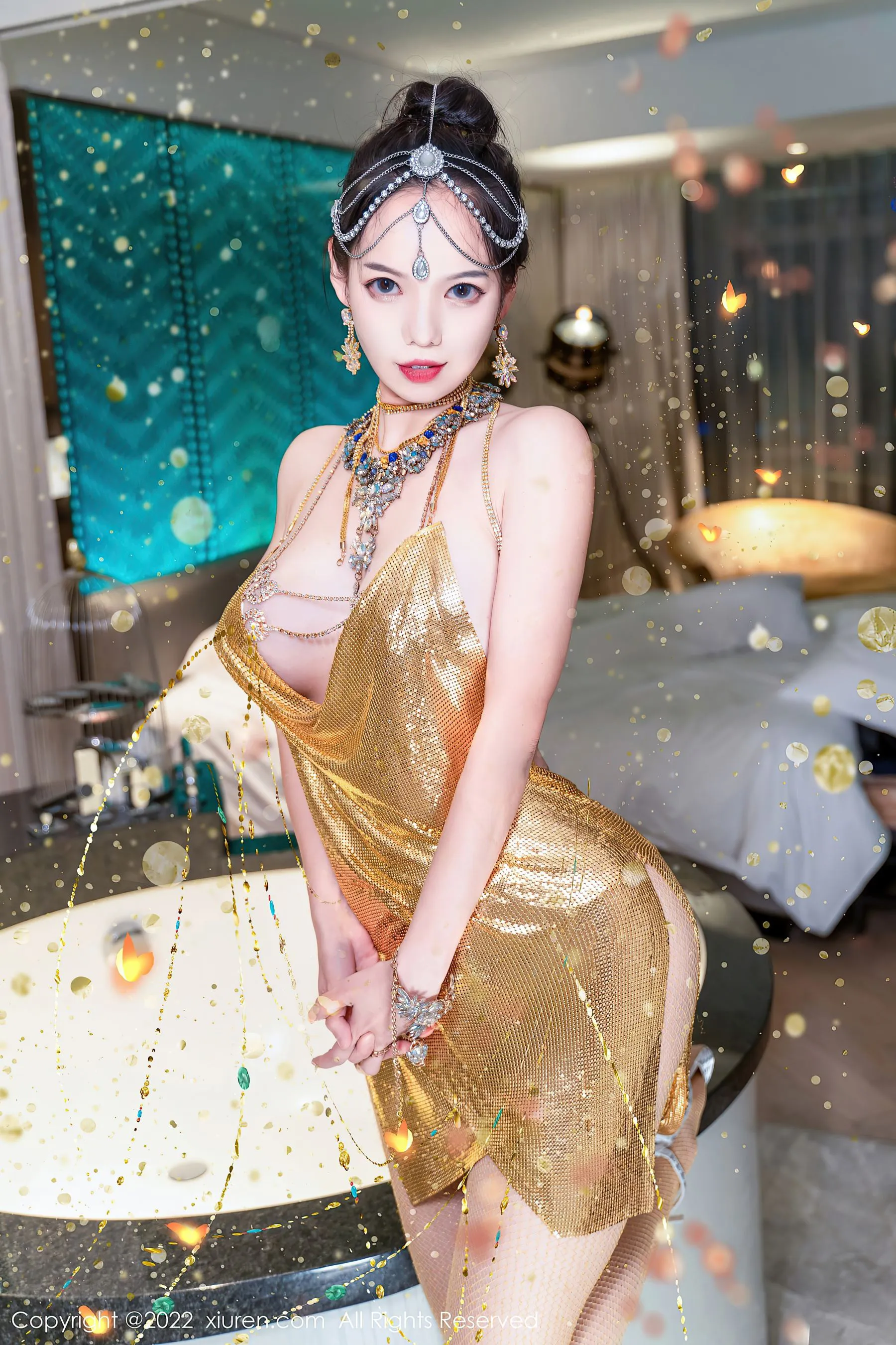  秀人网 No.5559 大美妞儿 美腿丰腴第21张