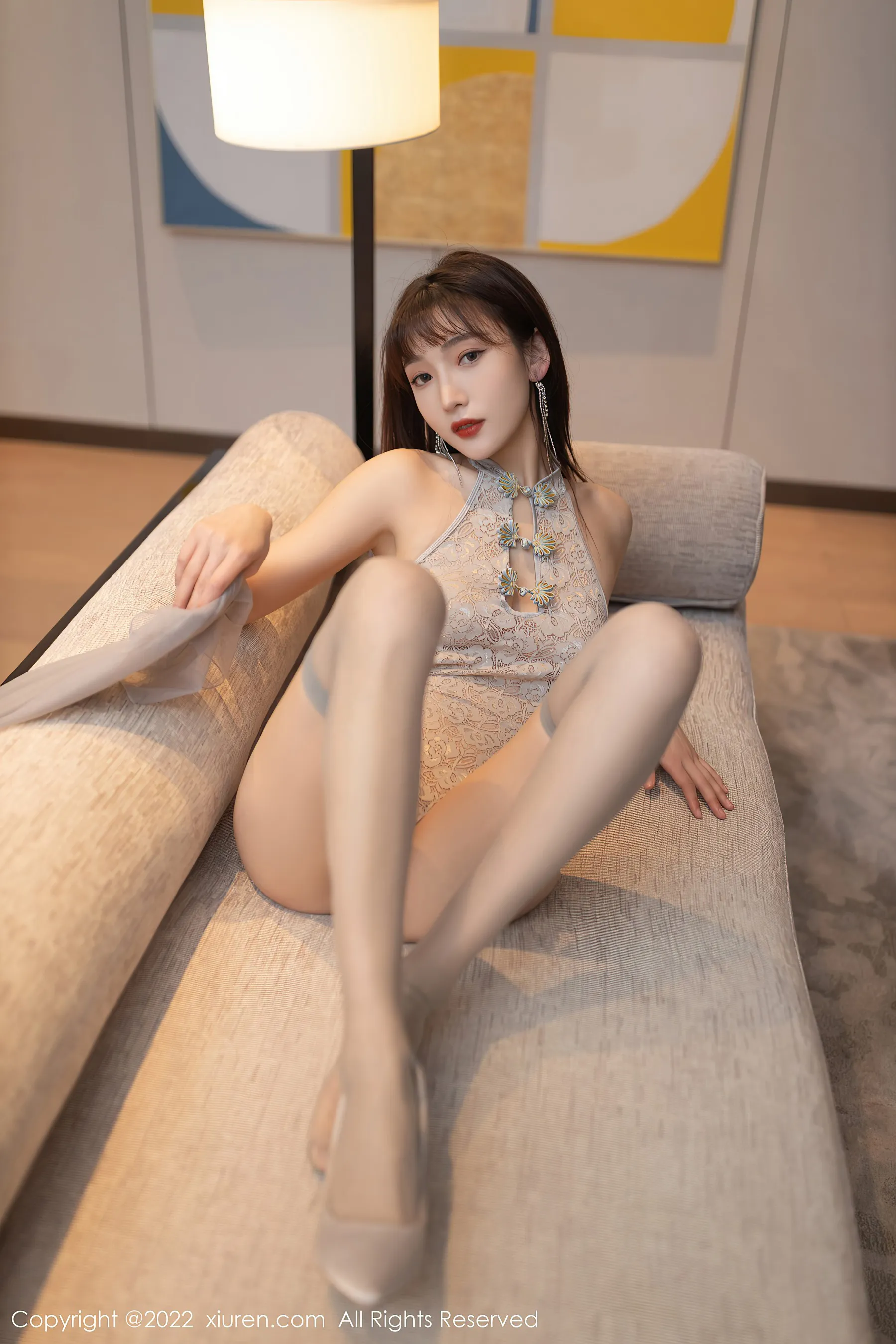  秀人网 No.4592 陆萱萱 长裙美腿第15张