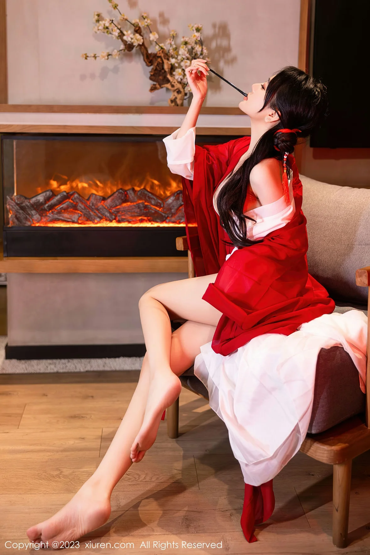  XiuRen 秀人 No.7192 幼幼 红色古装性感写真 [93P]第16张