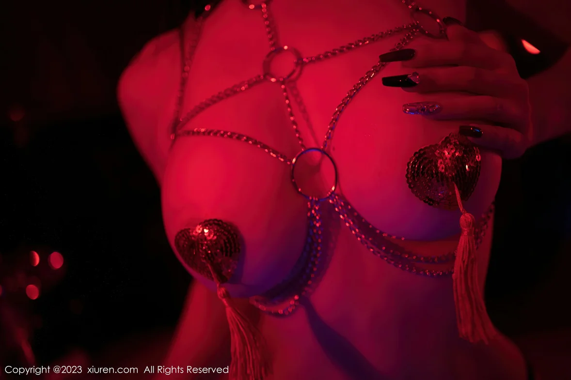  XiuRen 秀人 No.6908 大琪琪Emily 黑色情趣内衣 [83P]第27张