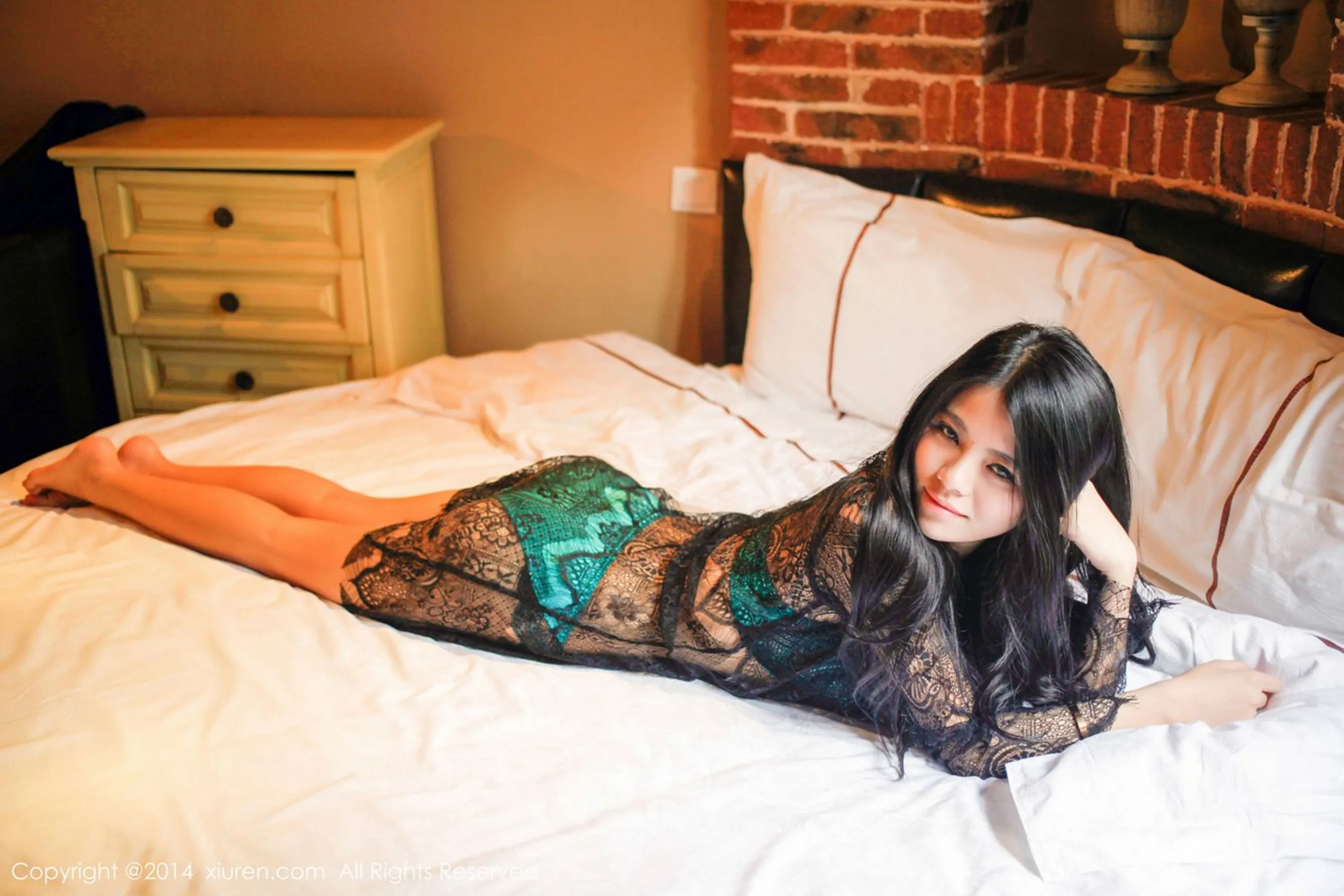  欧阳妮娜娜《透视蕾丝系列》 秀人网 No.265第25张