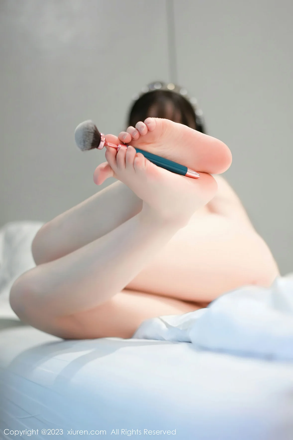  XiuRen 秀人 No.6932 朱可儿Flora 灰色睡袍性感写真 [71P]第23张