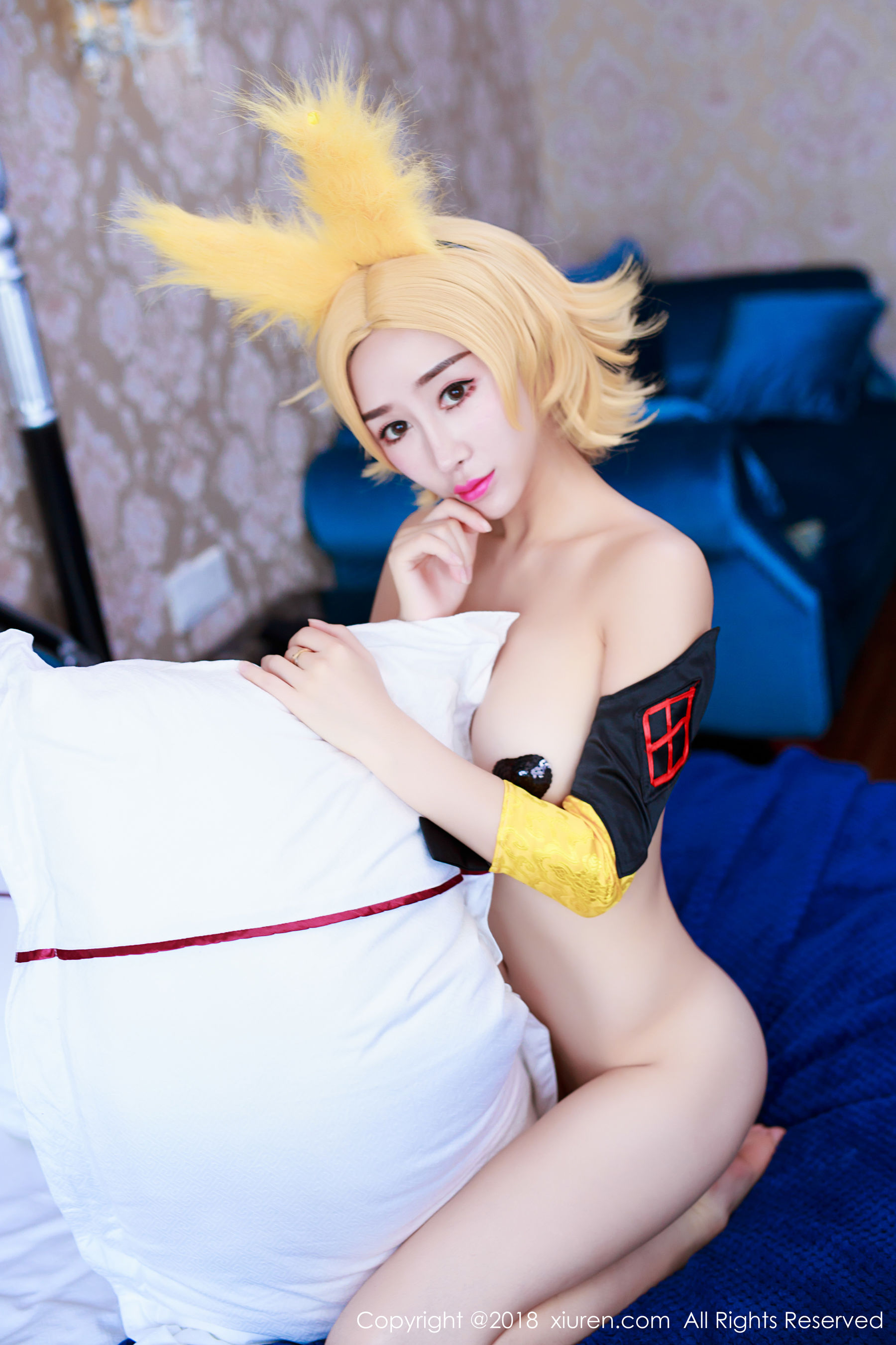  邹晶晶女王《王者荣耀妲己COS》 秀人 No.937第13张