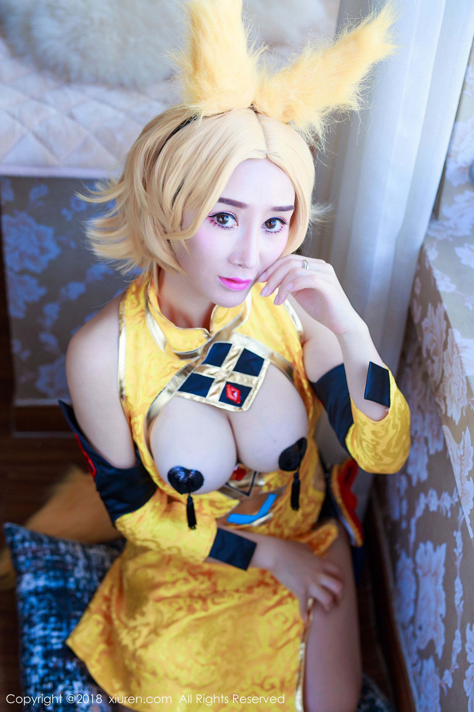  邹晶晶女王《王者荣耀妲己COS》 秀人 No.937第6张