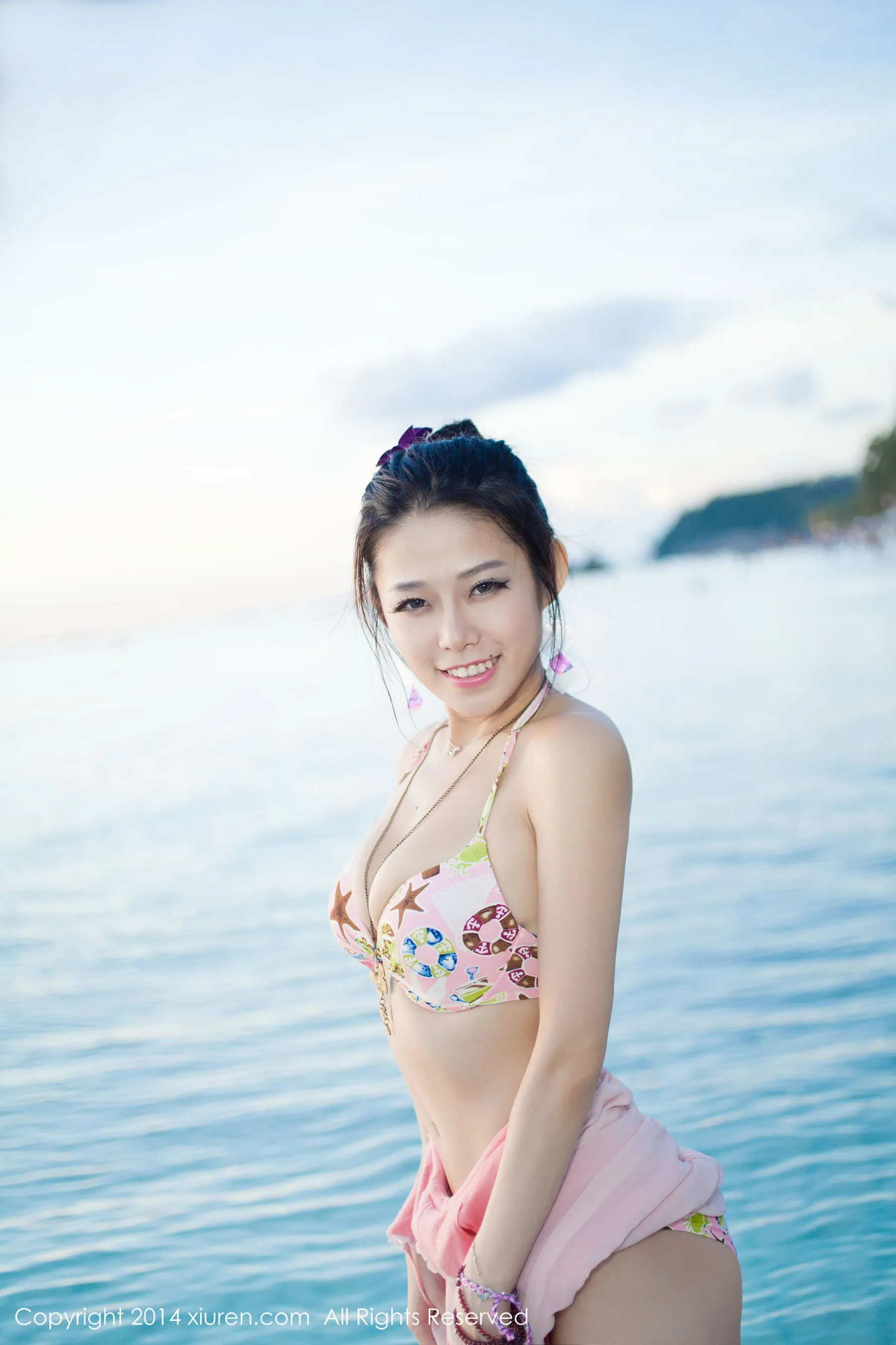  luvian本能《长滩收宫系列 绝对的热力四射》 秀人网 No.090第9张