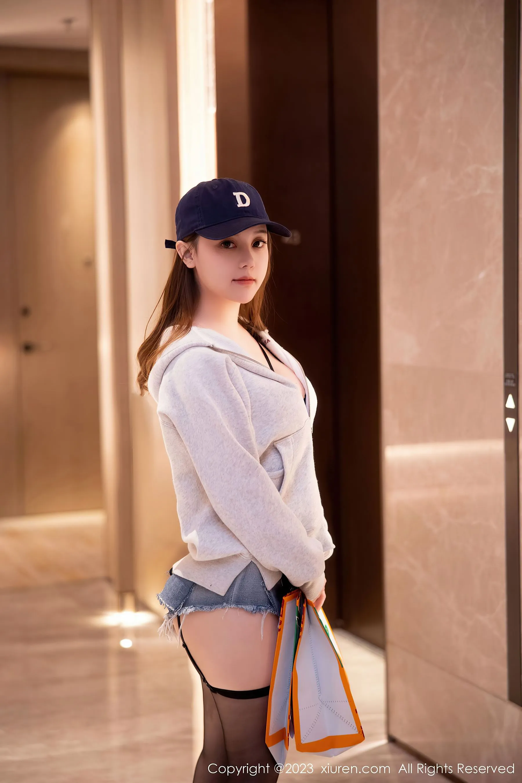  秀人网 No.6155 豆瓣酱 黑丝美臀第16张