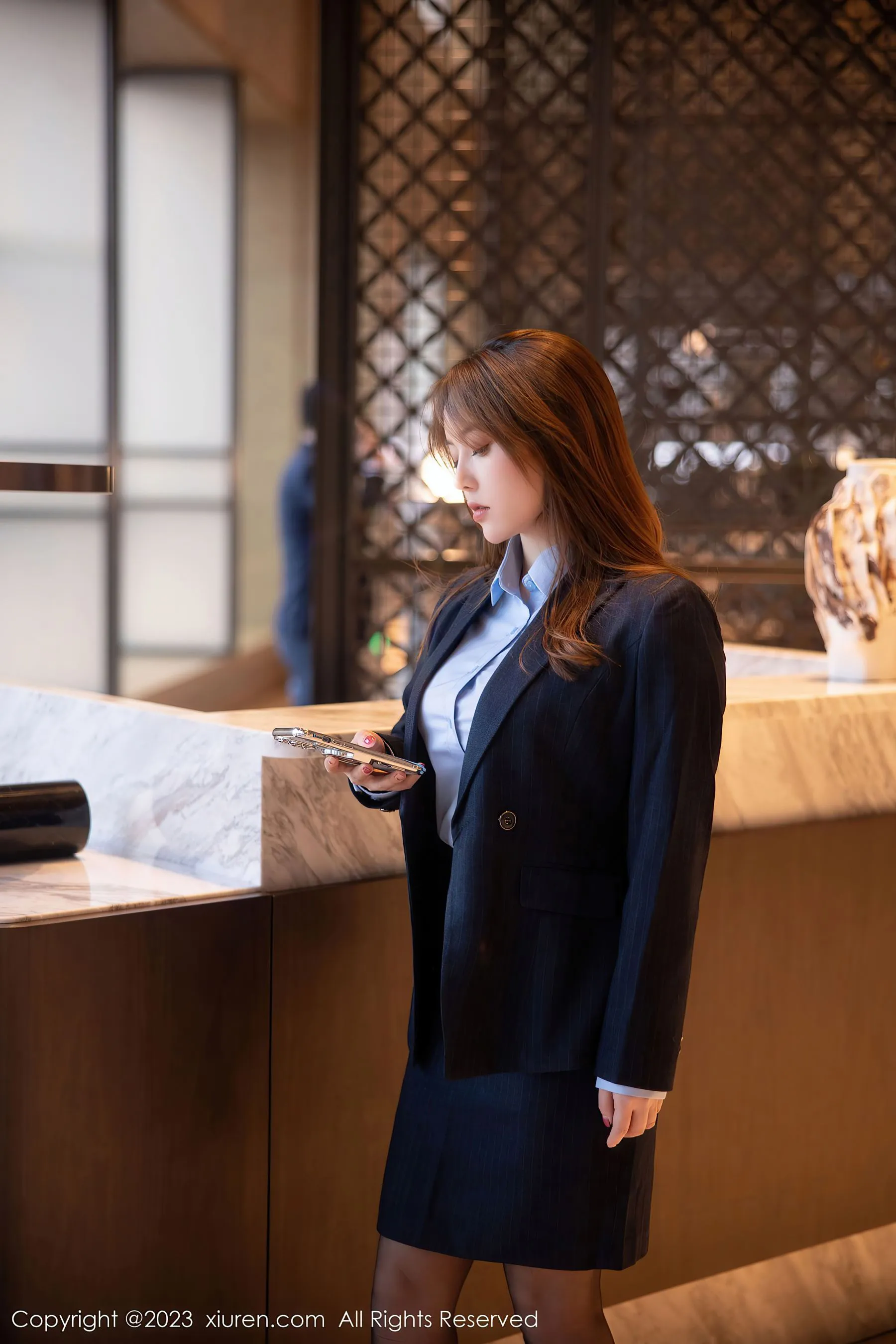  秀人网 No.6190 豆瓣酱 制服美臀第19张