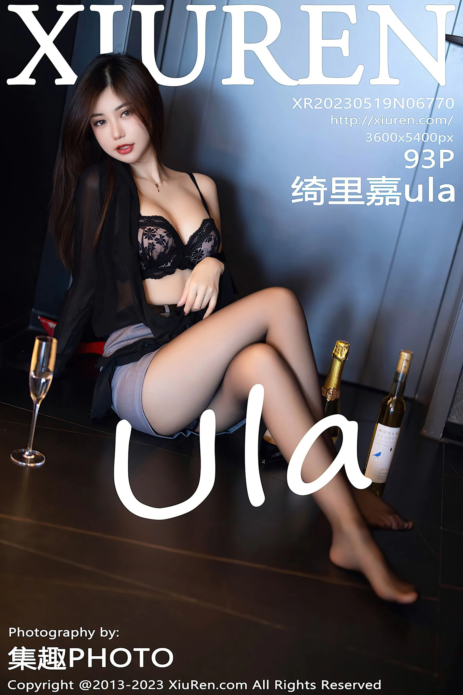  秀人网 No.6770 绮里嘉ula 短裙黑丝第19张