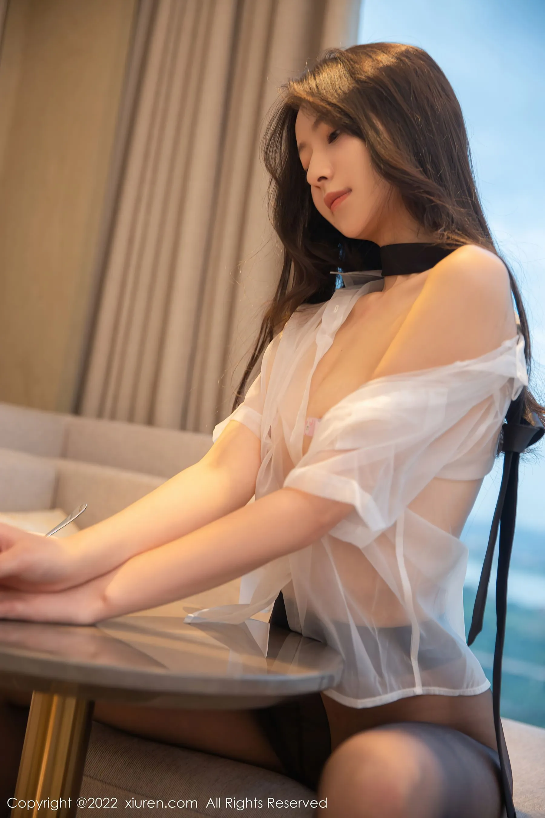  秀人网 No.5385 熊小诺 黑丝美腿第23张