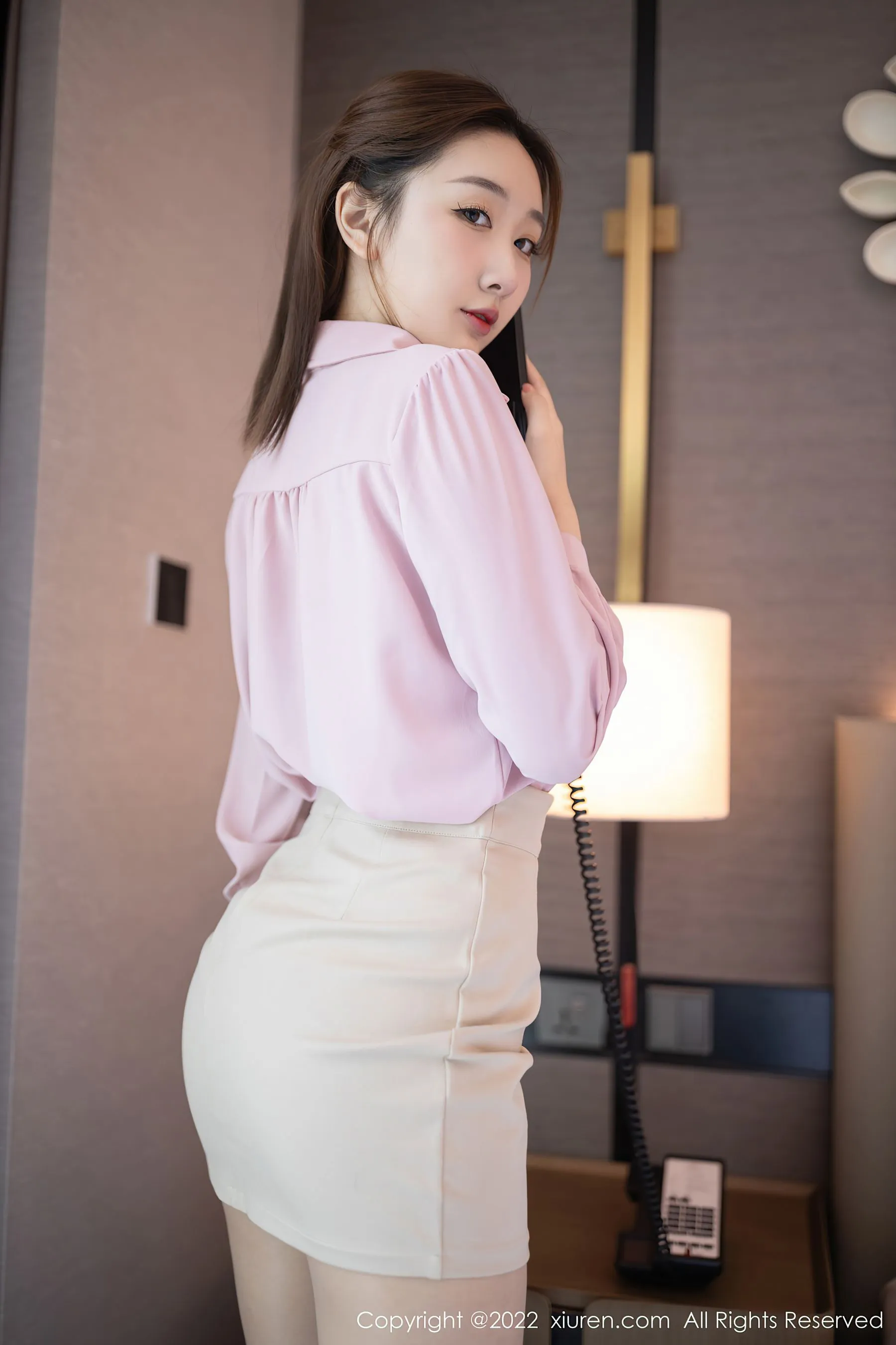  秀人网 No.5413 江真真 制服短裙第24张