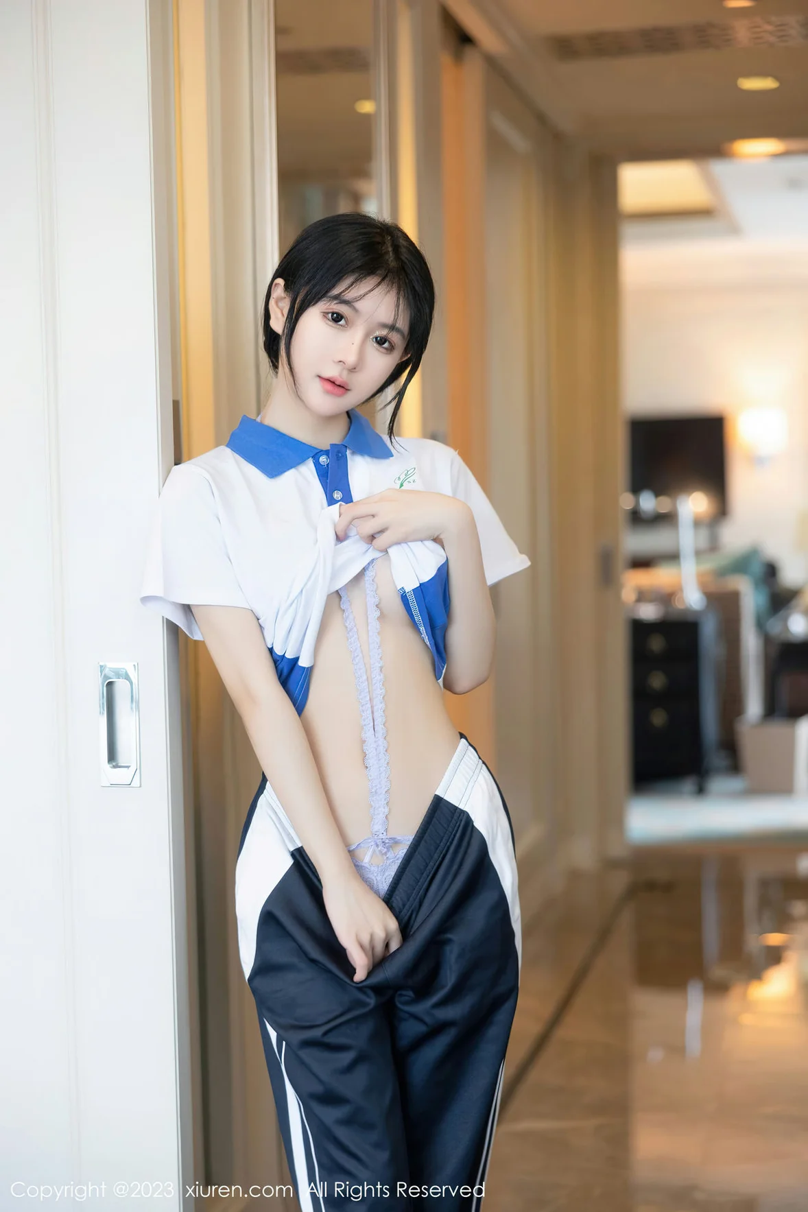  XiuRen 秀人 No.7085 幼幼 学生制服性感写真 [103P]第9张