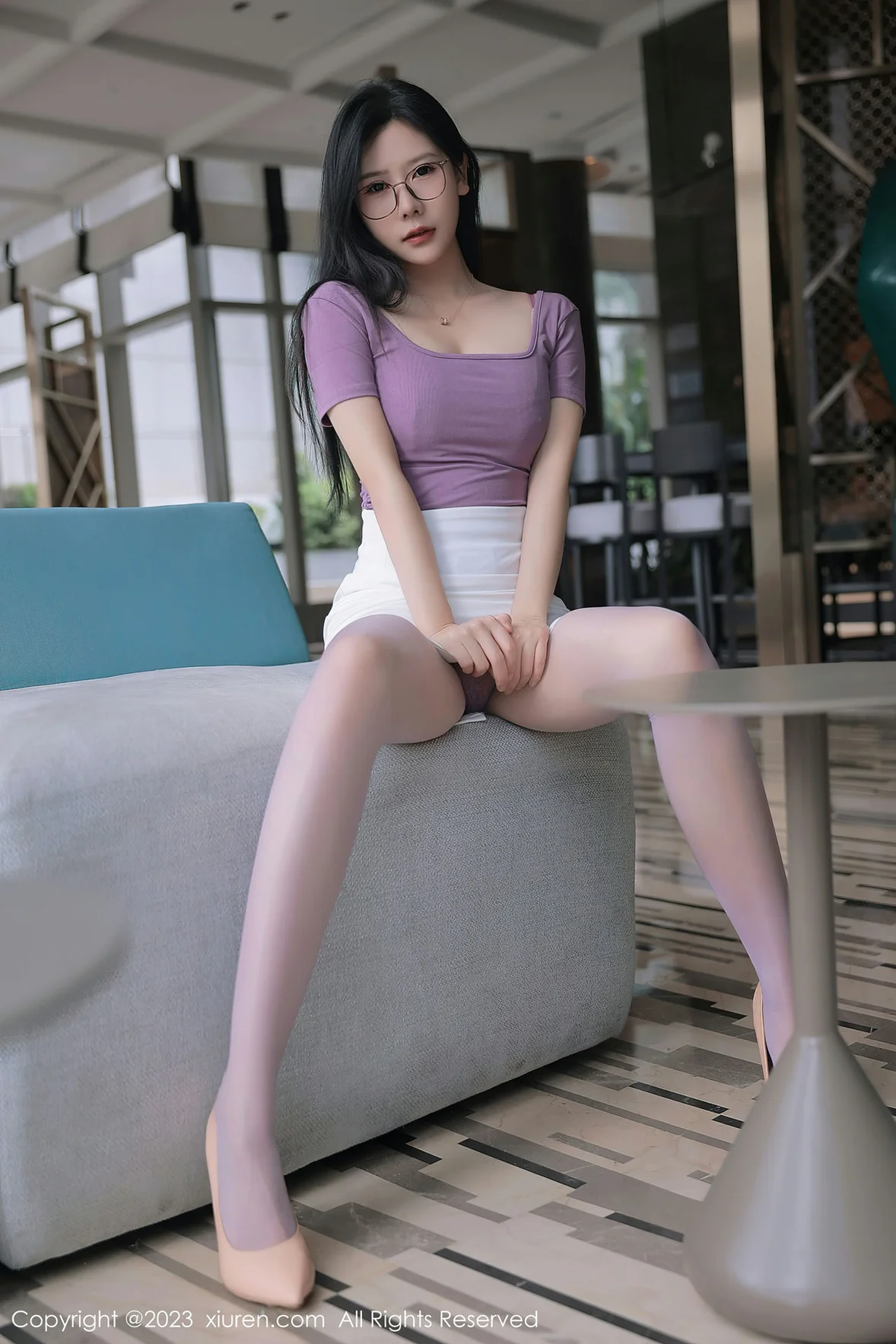  XiuRen 秀人 No.6865 尹甜甜 淡红色蕾丝内衣泰国旅拍 [86P]第5张