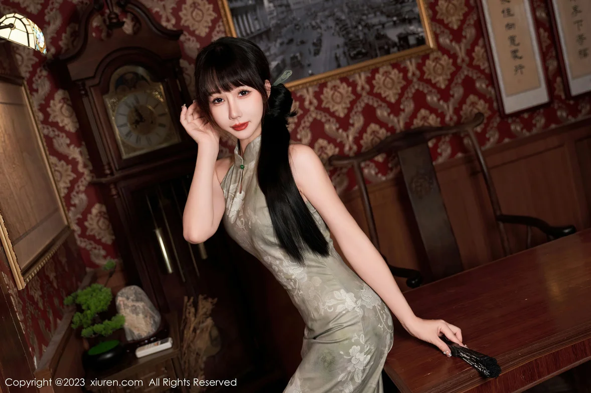  XiuRen 秀人 No.7337 波巧酱 旗袍捆绑旅拍写真 [91P]第6张