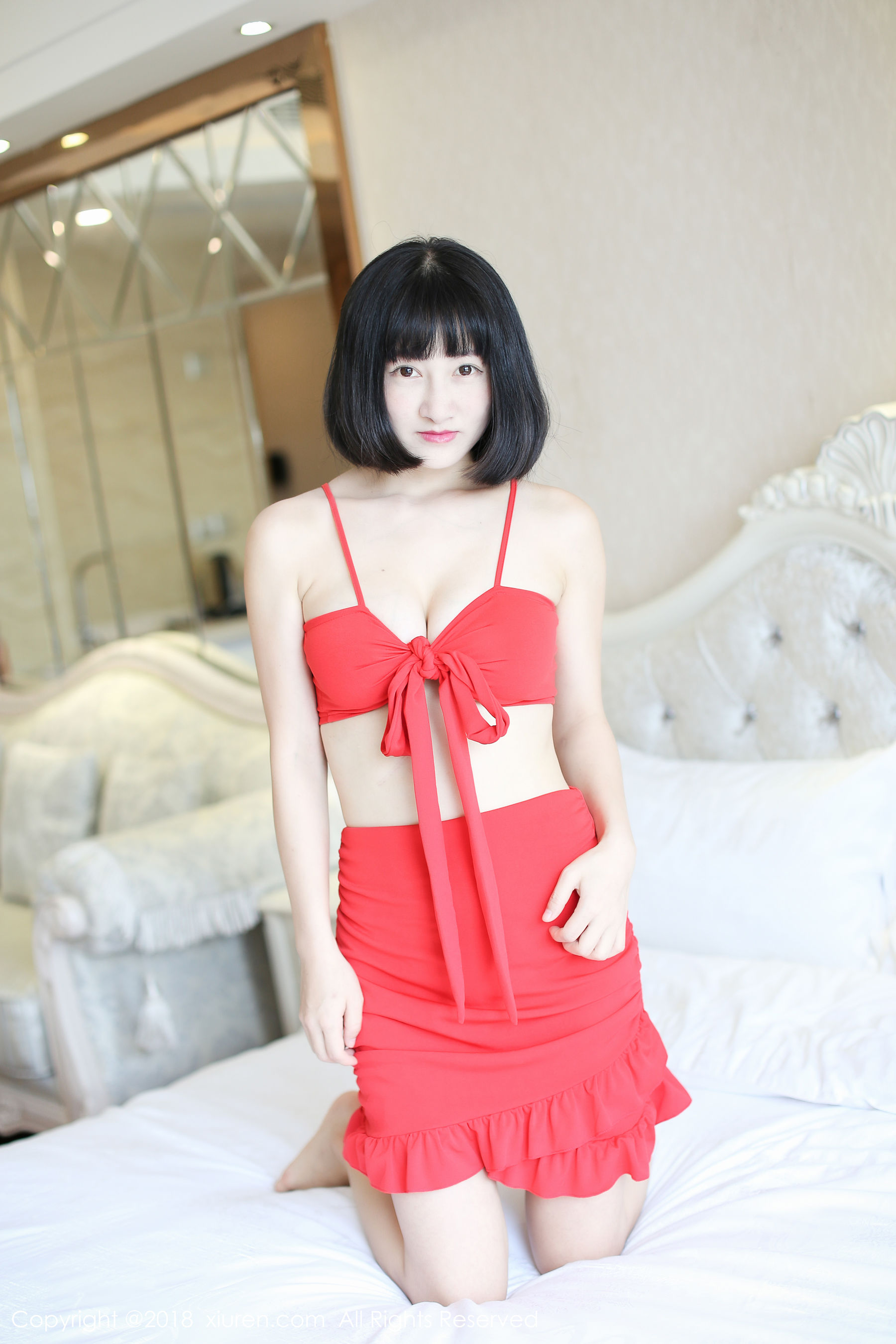 模特@小探戈《玉体浑如雪》 XiuRen 秀人网 No.1001第2张