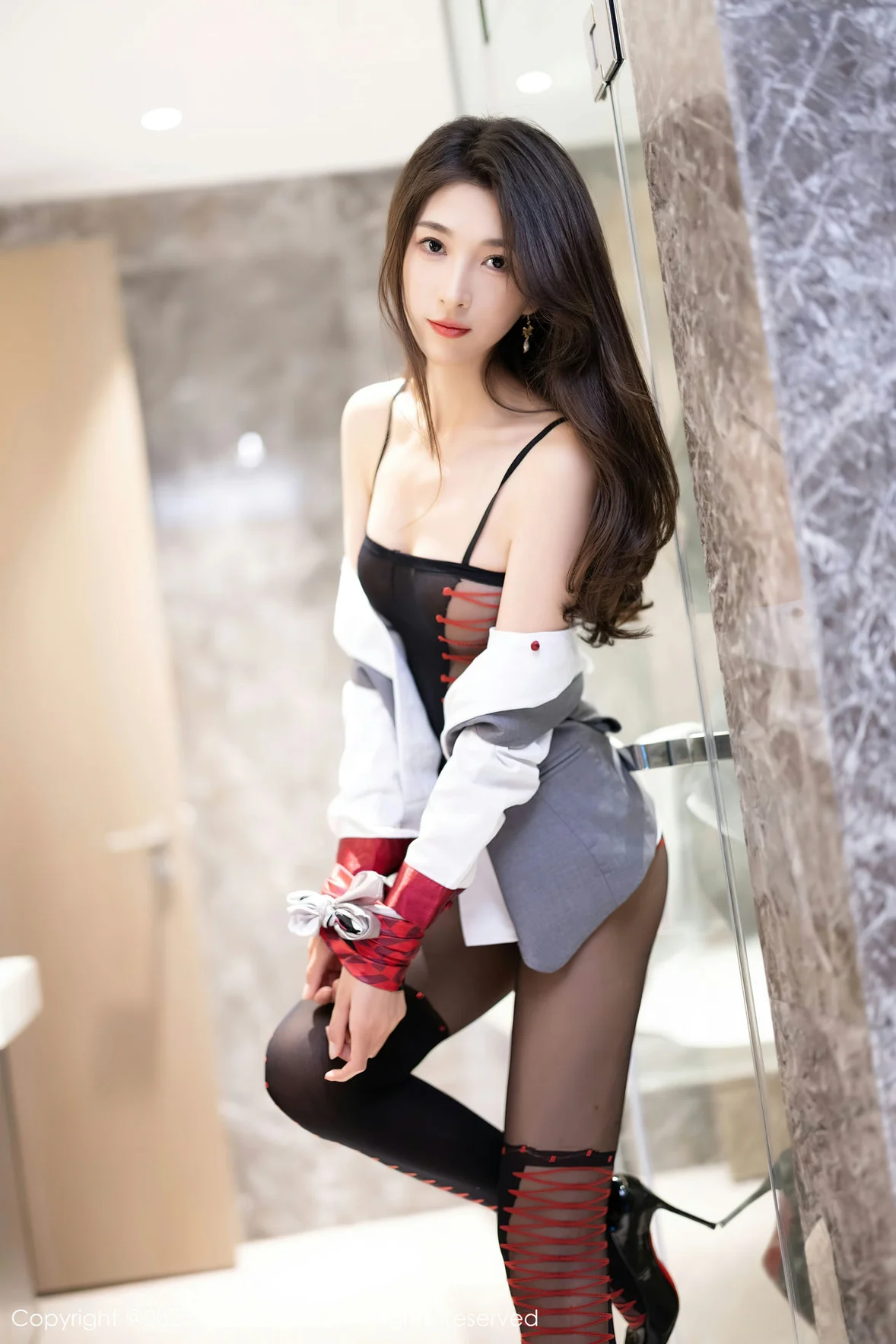  XiuRen 秀人 No.6967 林乐一 轻透连体衣性感写真 [88P]第18张