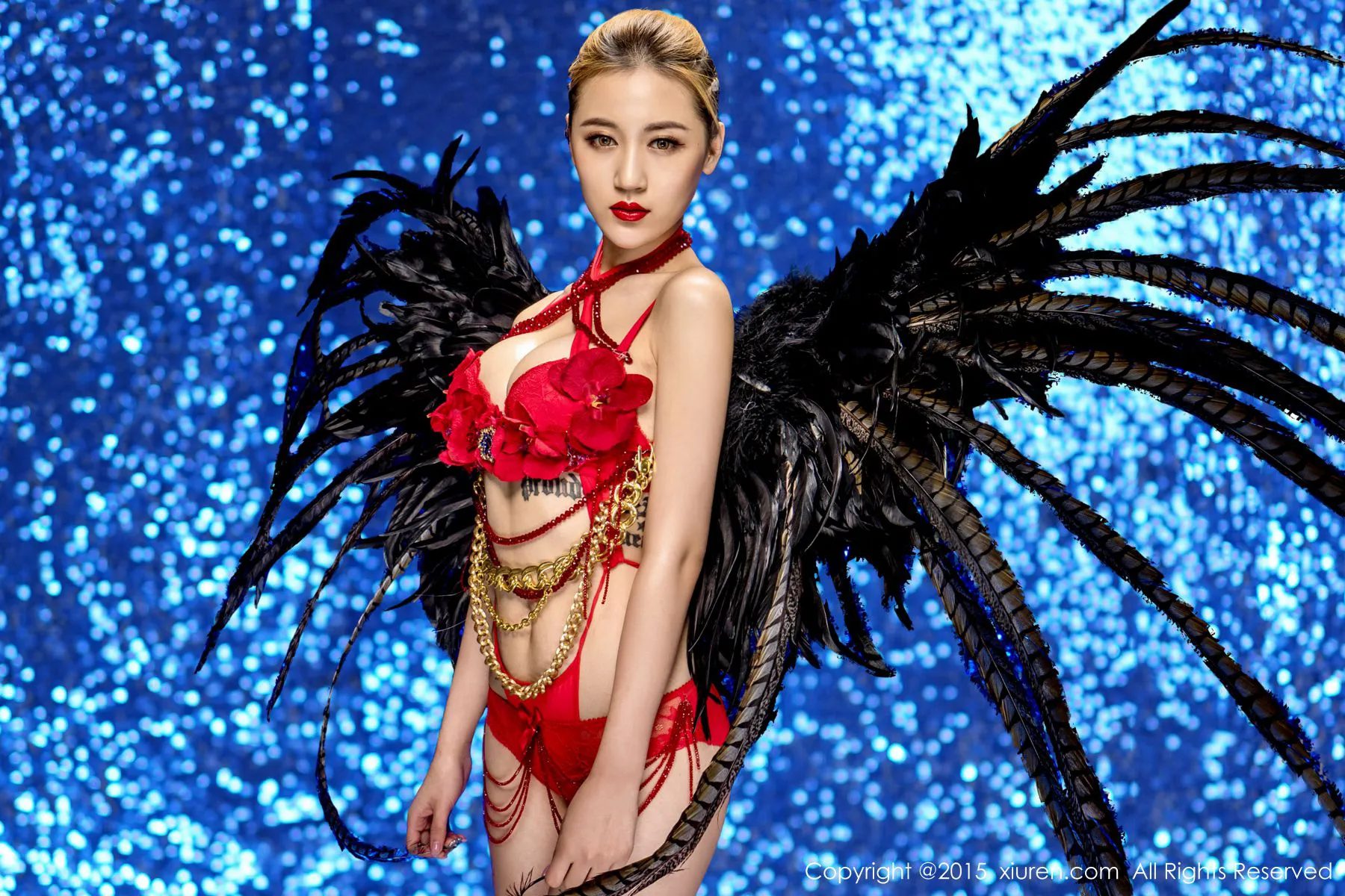 晗大大Via《大胆全露演绎》 秀人网 No.349第2张