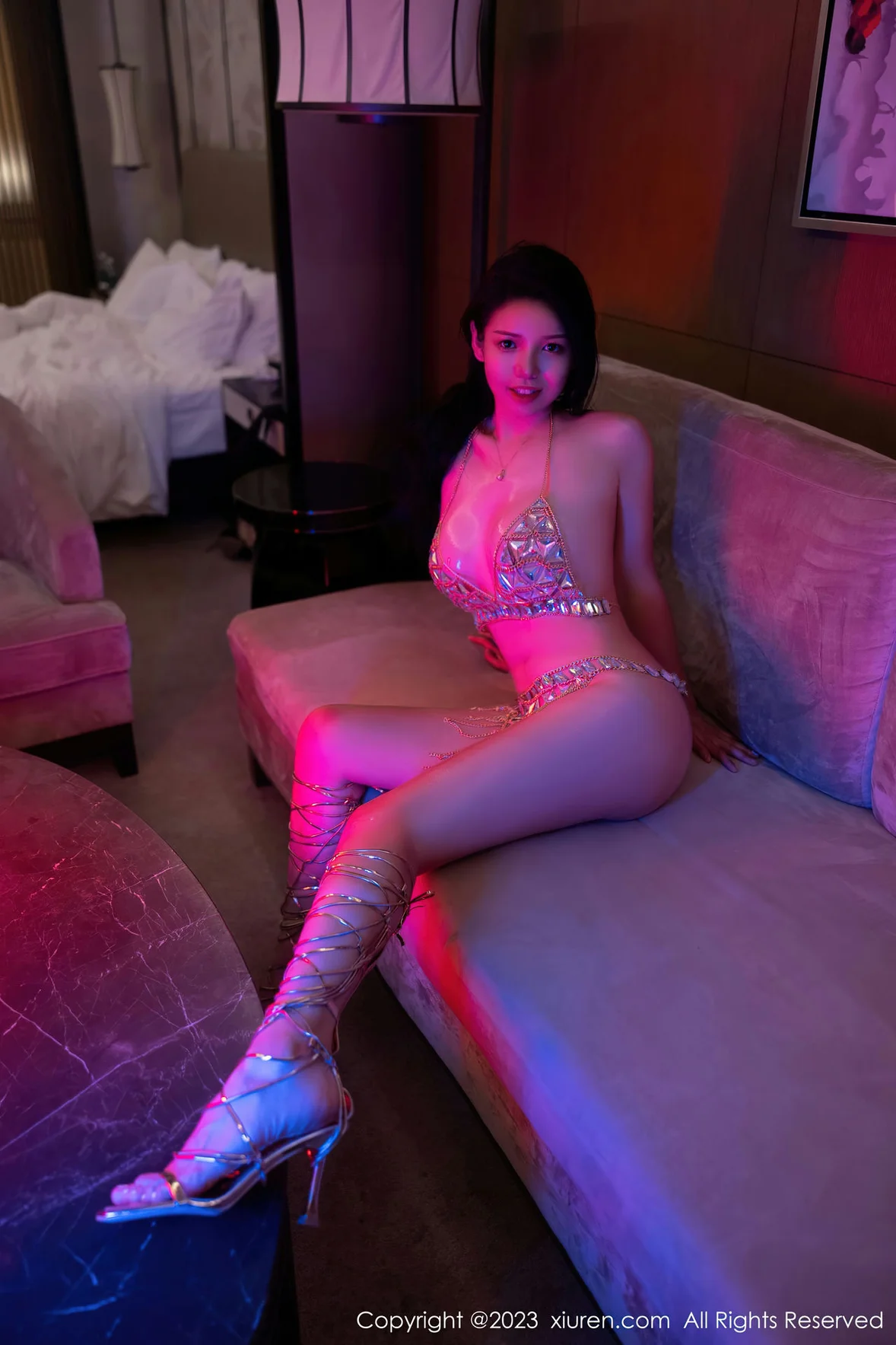  XiuRen 秀人 No.7058 大美妞儿 链子比基尼性感写真 [78P]第11张