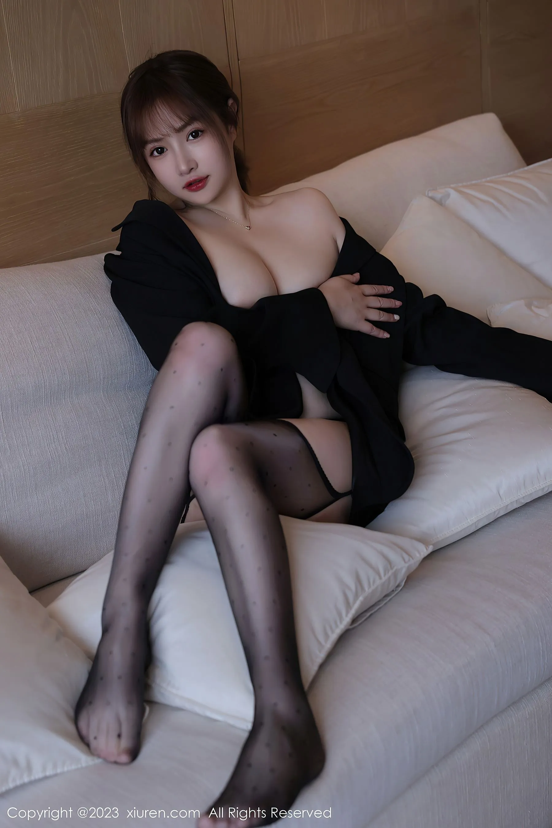  秀人网 No.6644 养乐多DoDo 黑丝美臀第14张