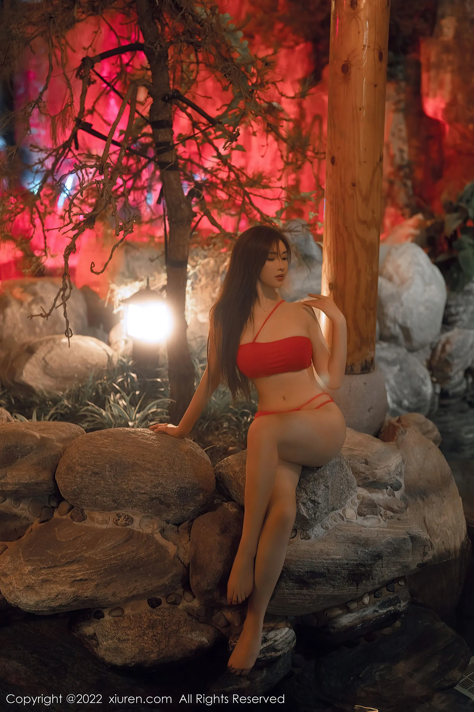  秀人网 No.6014 Carol周妍希 温泉写真第7张